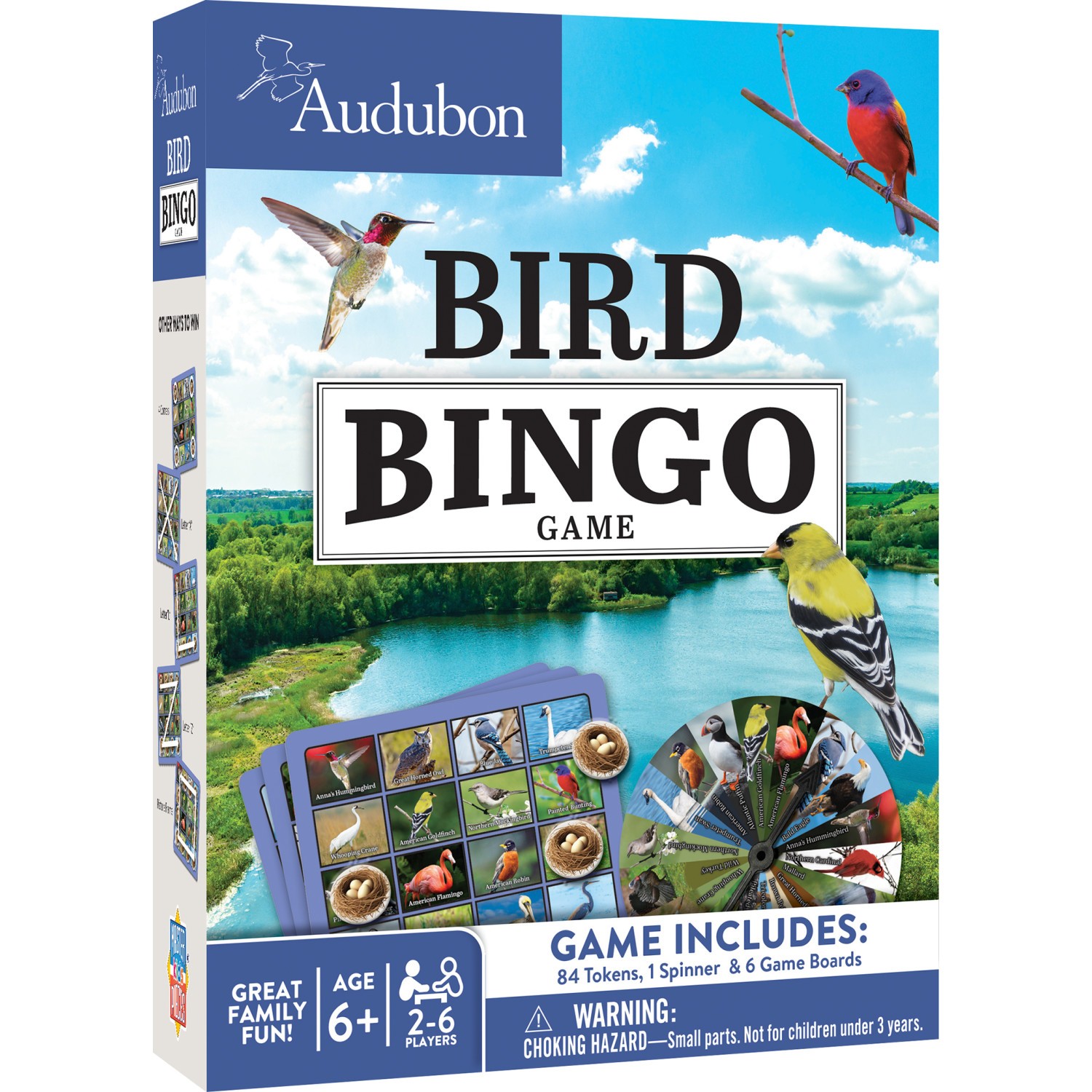 MasterPieces – Audubon – Officially Licensed Bingo Game for Kids and Families