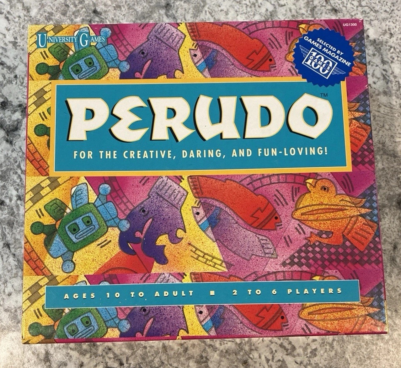 Perudo Liar’s Dice GHame 1994 by University Games 100% Complete