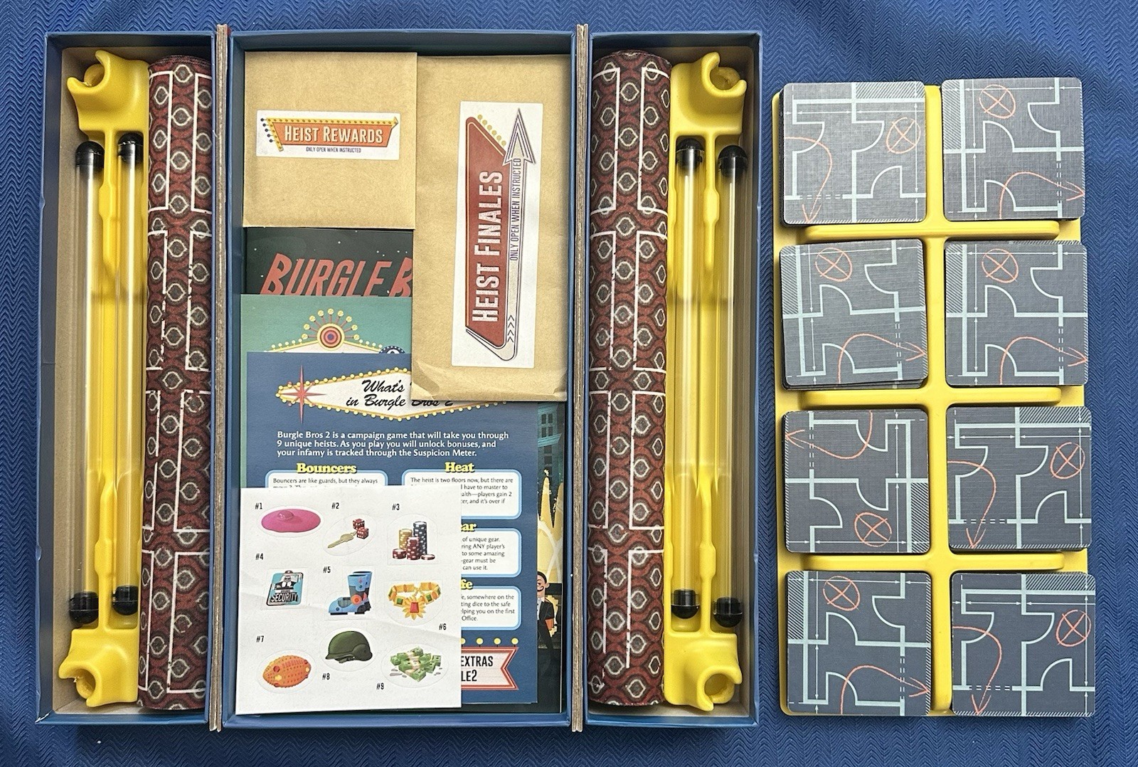 Burgle Bros 2: The Casino Capers Board Game Family Night Fowers 2020 Open Box