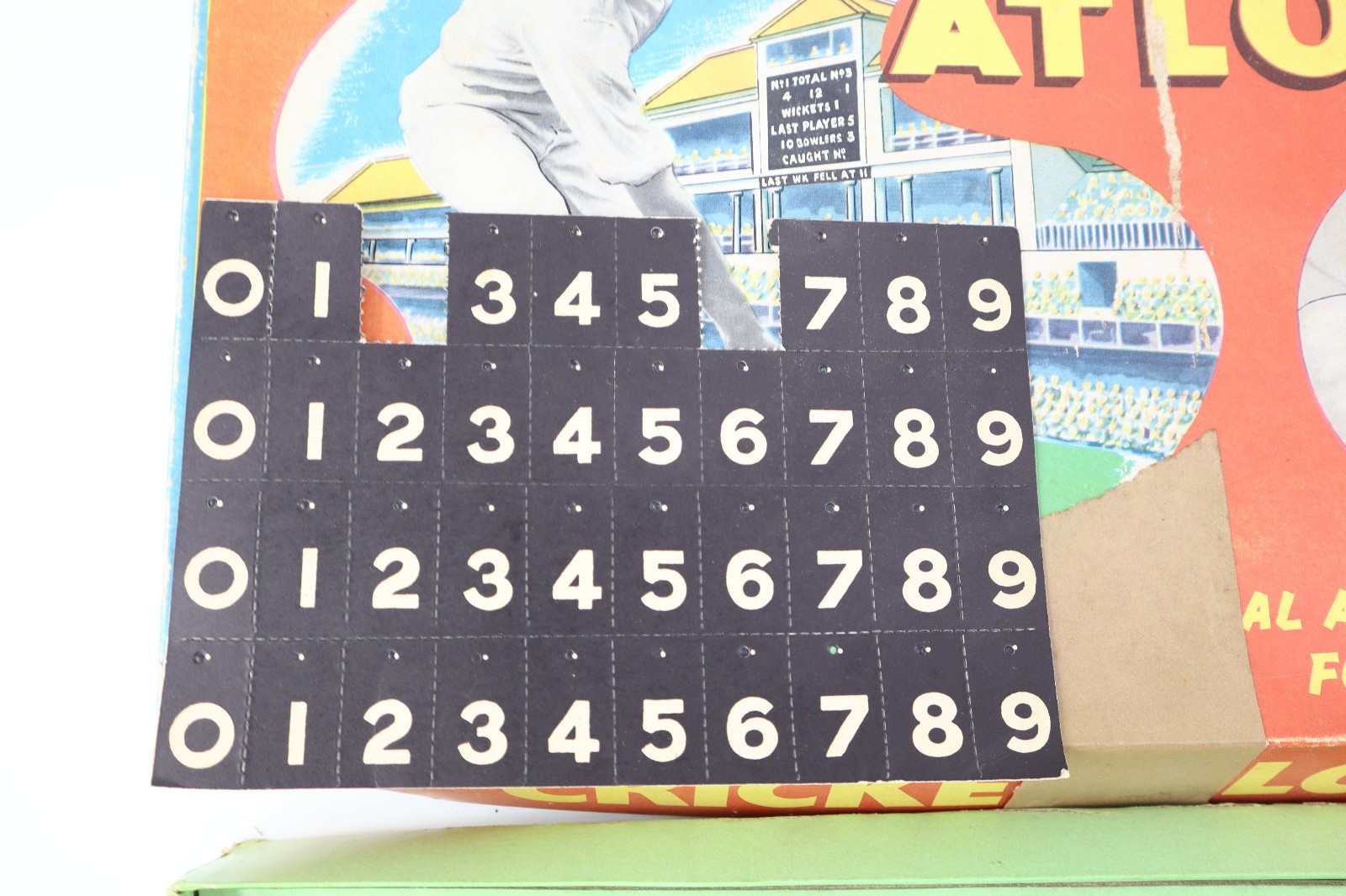 Vtg 1950s Cricket at Lords game By Chad Valley Near Complete