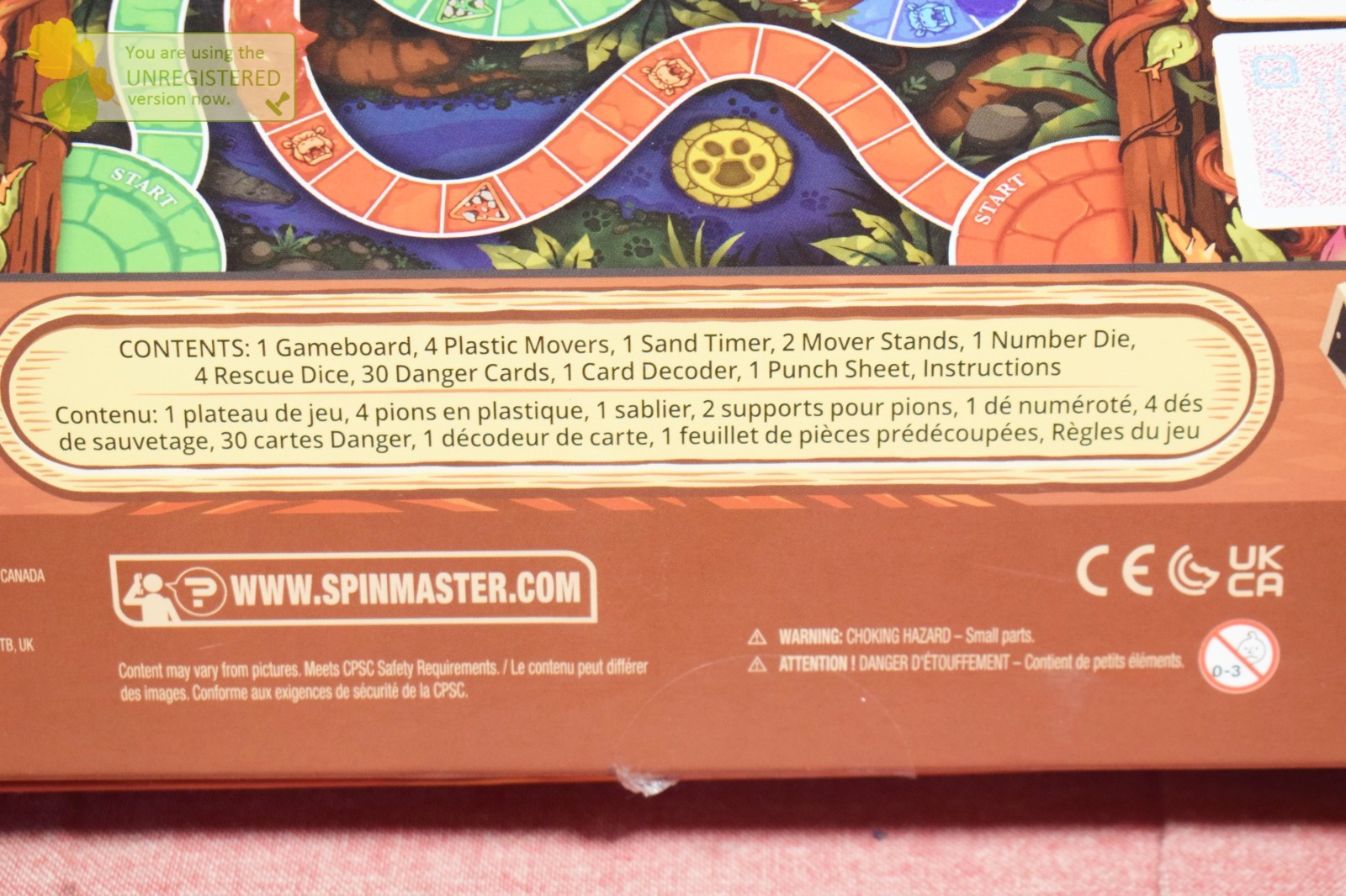 Spin Master Games Jumanji Board Game 30th Anniversary Edition #