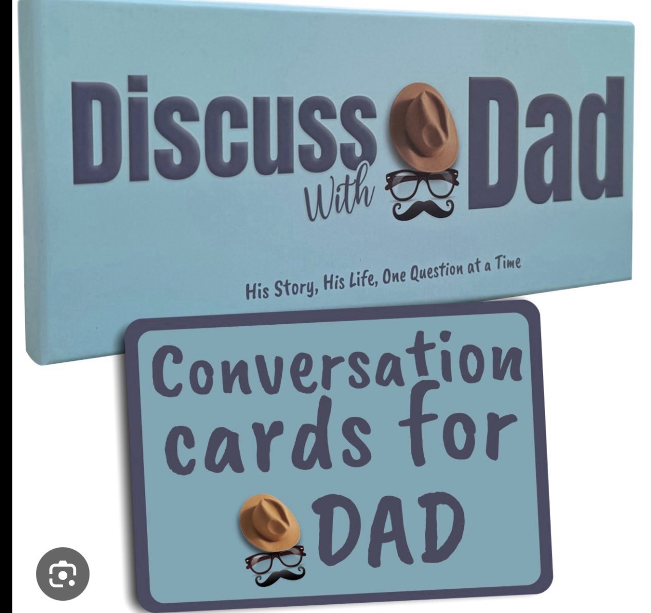 Discuss With Dad 120 Conversation Cards Father Son Bonding Family Gift Set