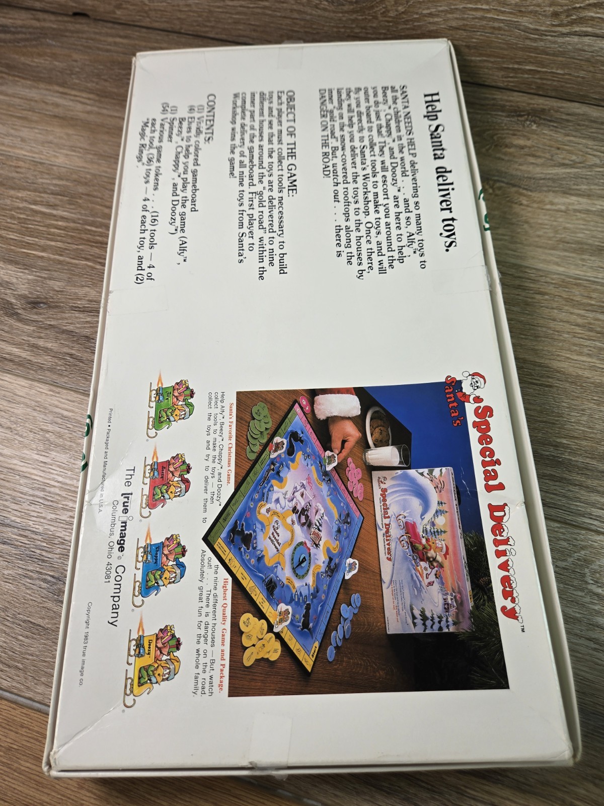 *RARE* Vintage 1983 Santa’s Special Delivery Board Game True Image 99% Complete