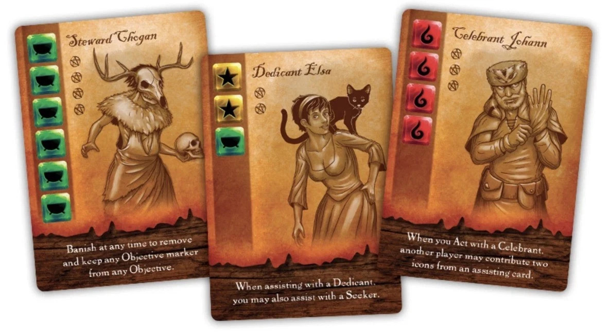 Witches of the Revolution Board Game Atlas Games New Sealed Co-Op Deck Building
