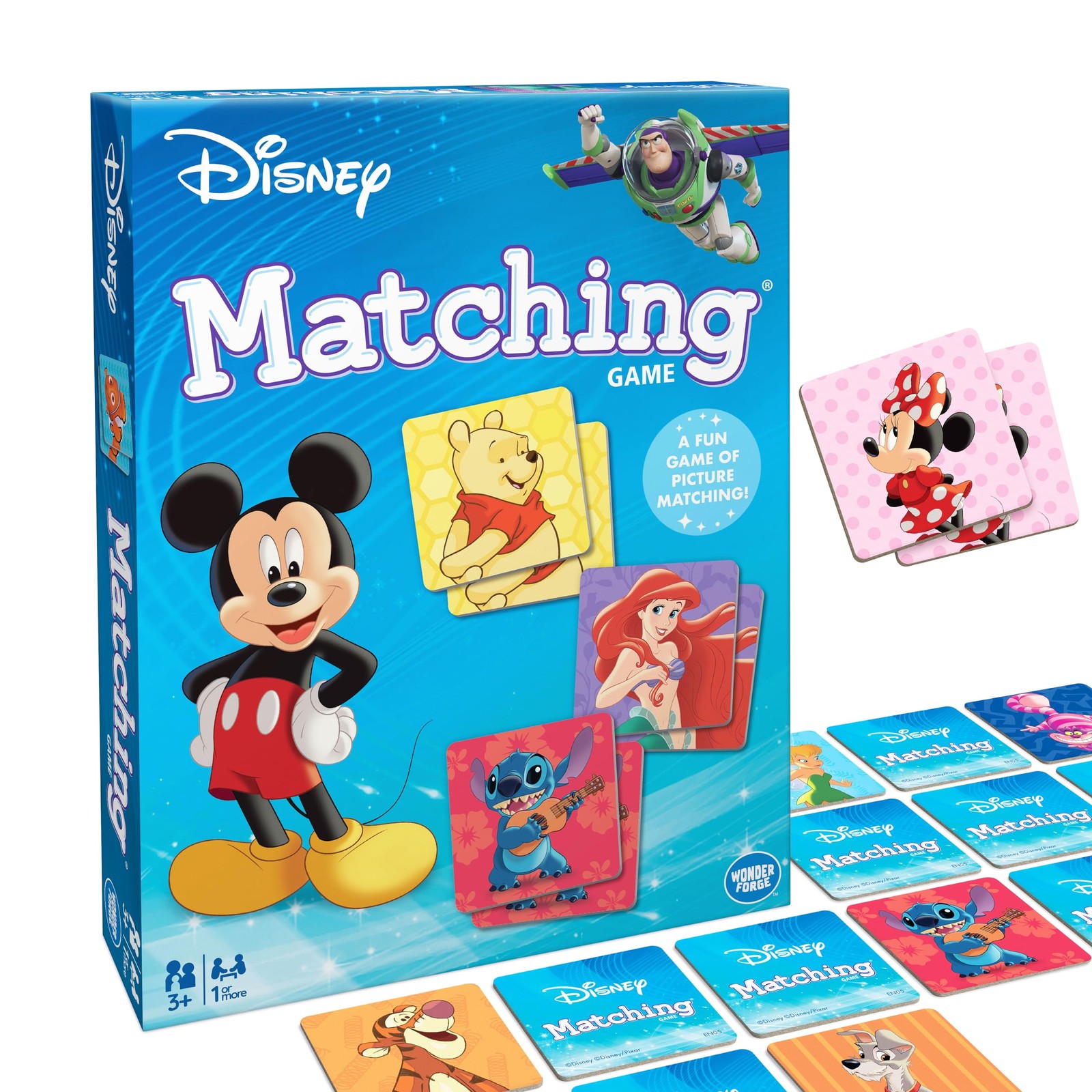 Disney Matching Game – Fun Memory Game for Boys & Girls Ages 3 and Older – Fe…