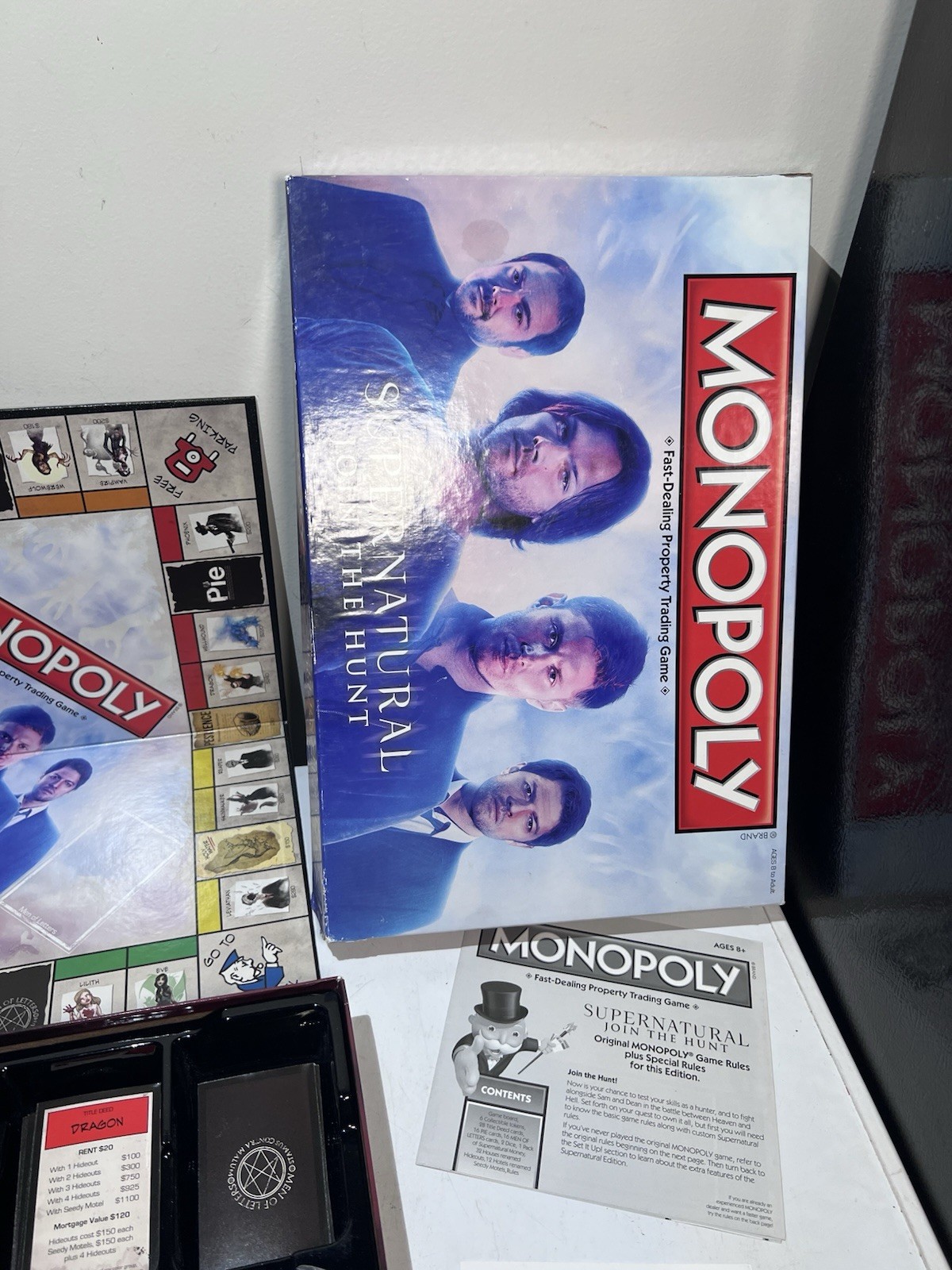 Monopoly Super Natural Join The Hunt Collectors Edition Complete Board Game 2015