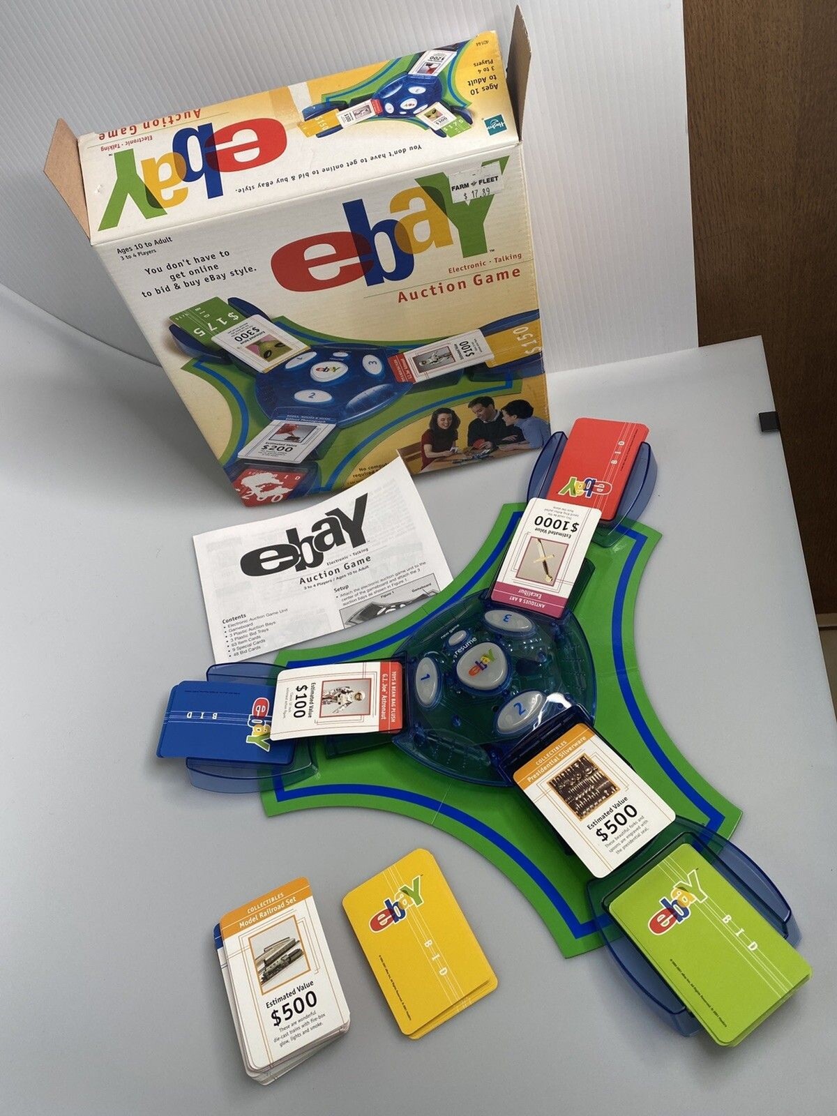 eBay Auction Game – VTG 2001 Hasbro – Electronic Talking, Excellent Condition-