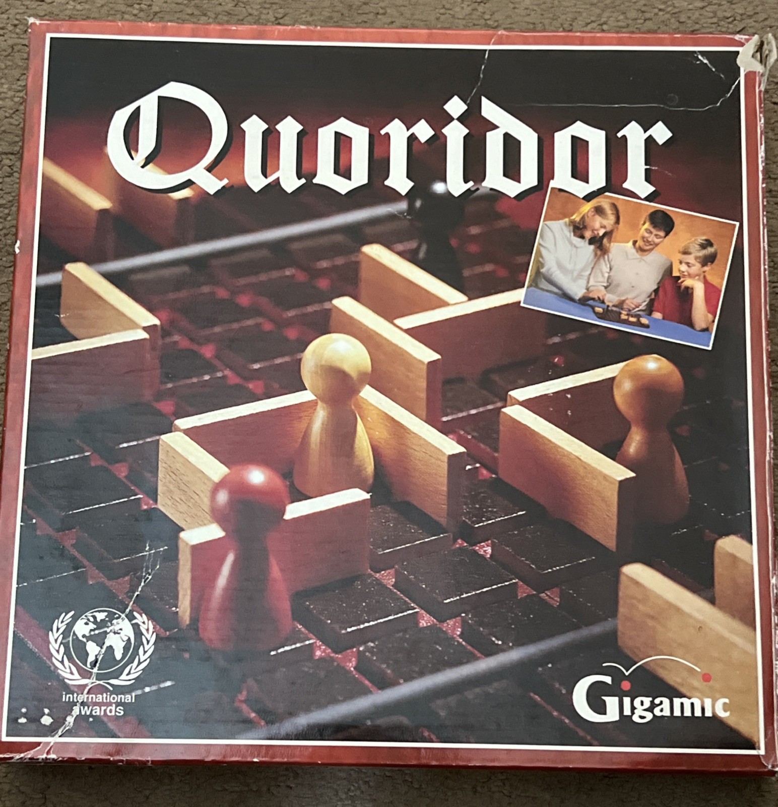 QUORIDOR Deluxe Wooden Board Game COMPLETE 1997 by Gigamic Critical Thinking