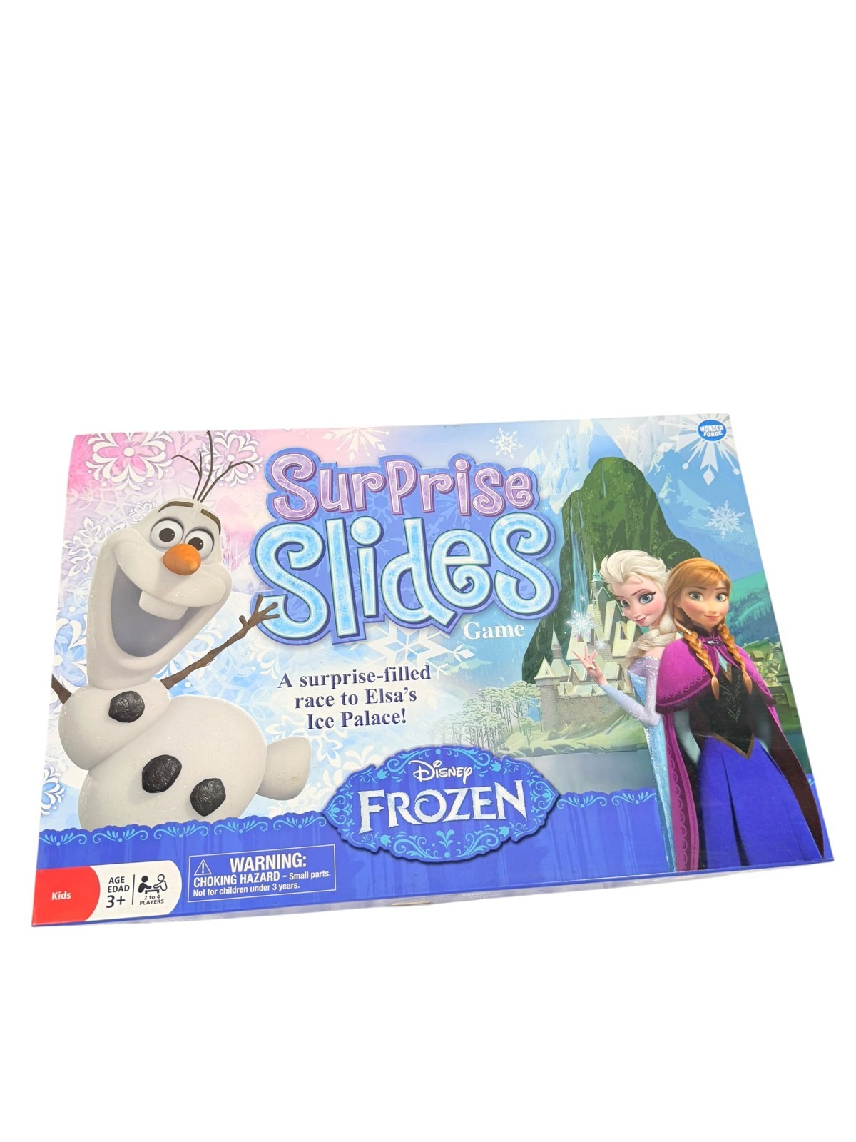 Disney Frozen Surprise Slides Board Game 2014 Wonder Forge Anna Elsa Olaf