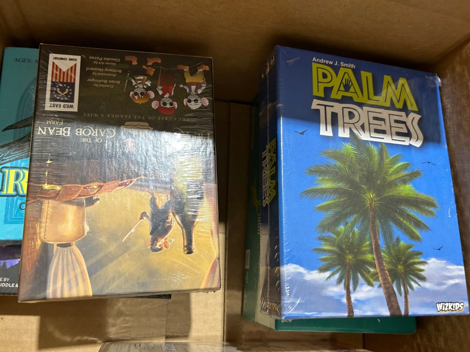 Lot of 6 – Board Game Palm Trees, Rook, Stellar, Pie Rats of the Carob Bean Farm