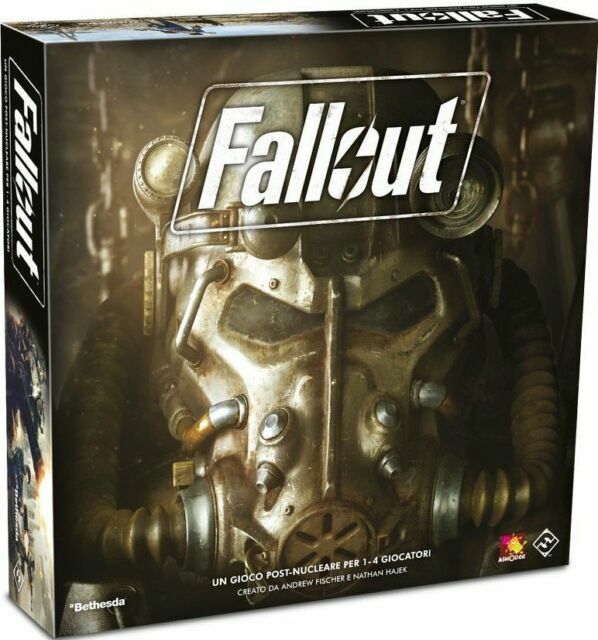 Fallout Board Game Bethesda Fantasy Flight 1 to 4 Players 2017 Sealed NEW Opened