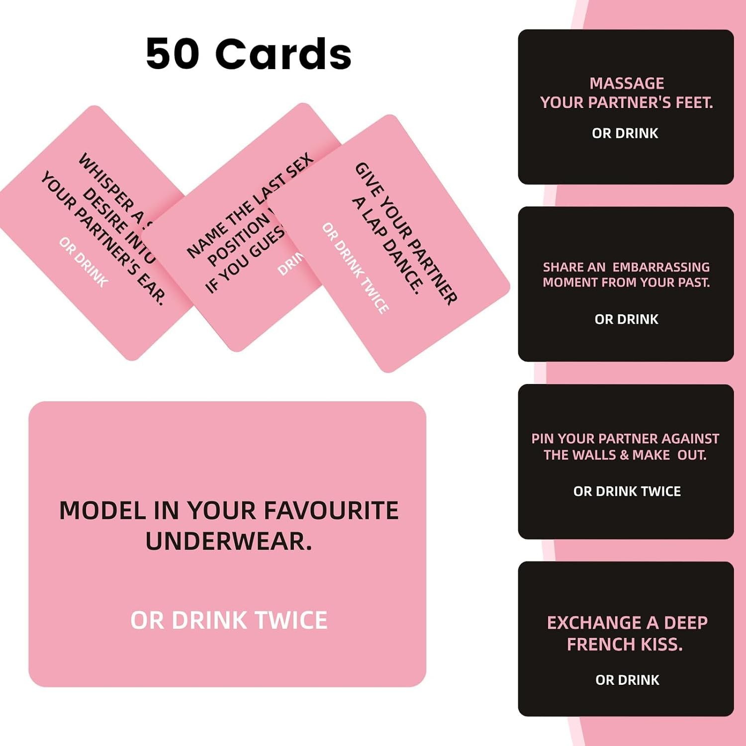 Couples Games for Adults Truth or Dare Card Game Date Night Anniversary Gift