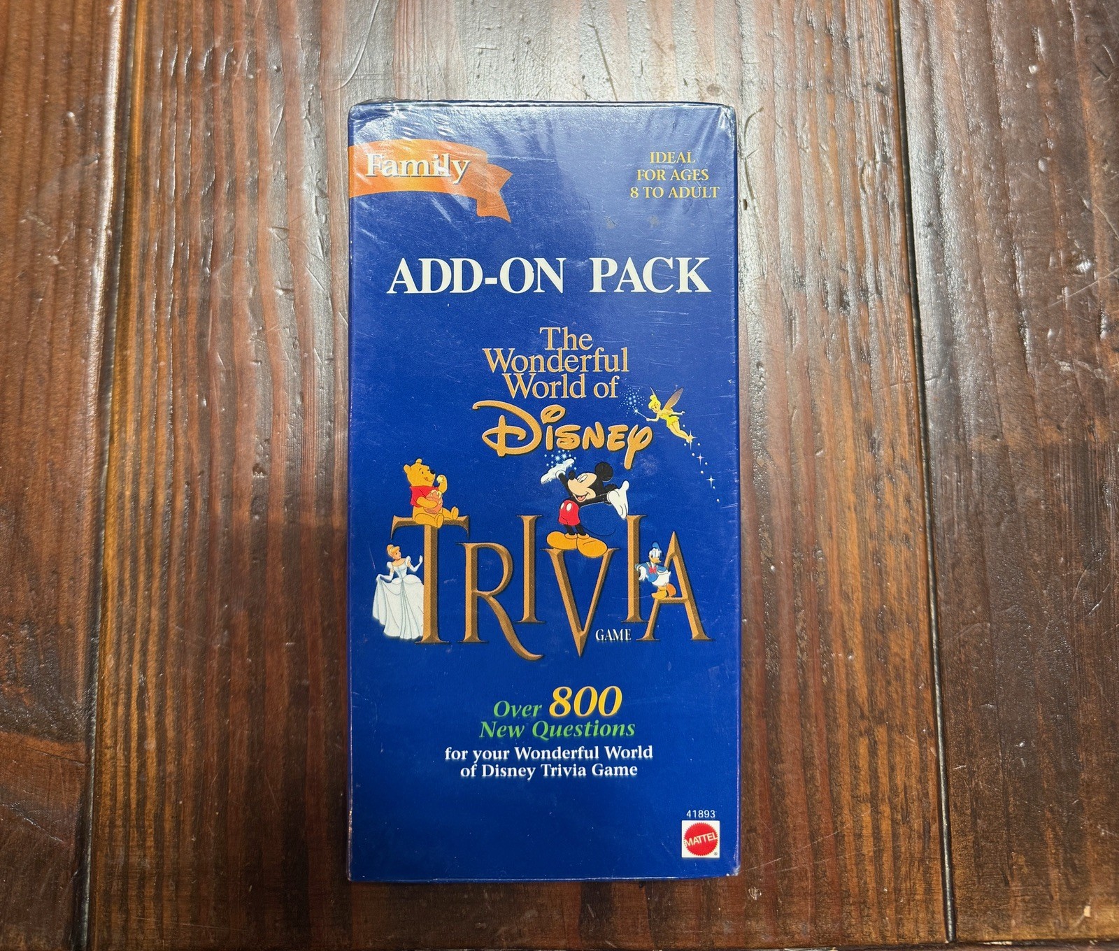 NEW Mattel Wonderful World of Disney TRIVIA Game Add-On Pack SEALED 1998