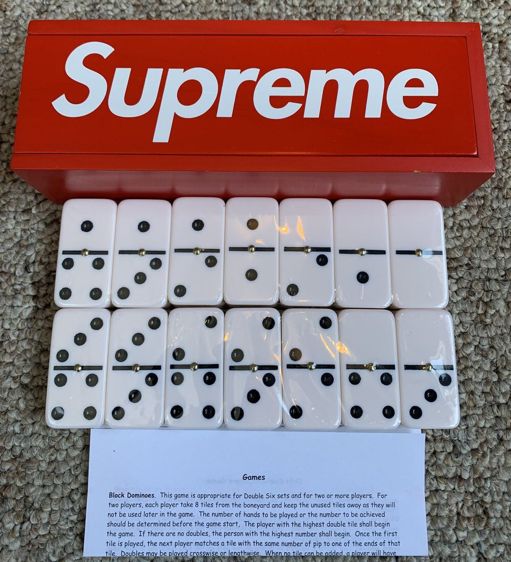NEW F/W 2012 Supreme Domino Set