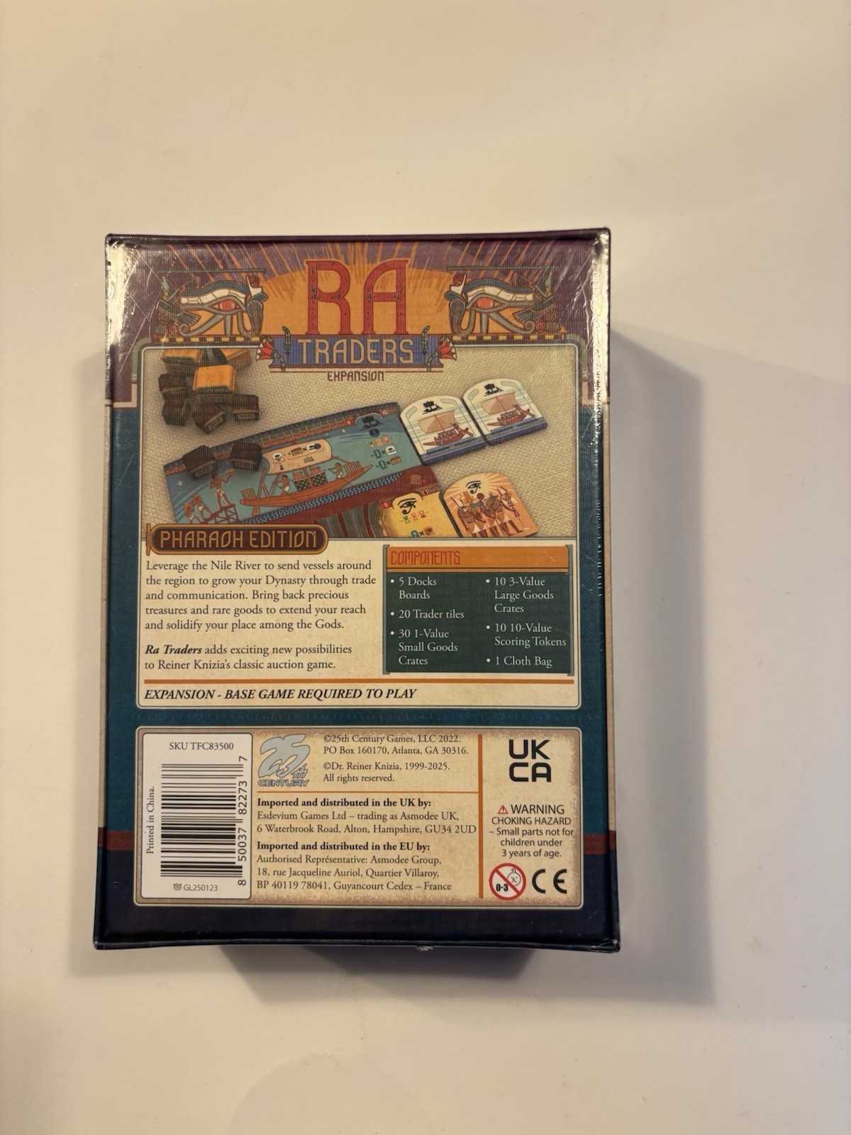 RA Deluxe Pharaoh Edition & Trader Expansion Set sealed