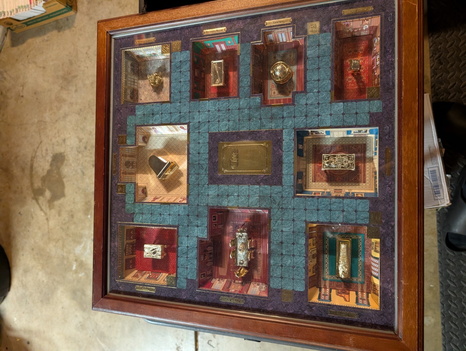 RARE CLUE Franklin Mint Deluxe Collectors Edition REAL GOLD PLATED (No Pieces)