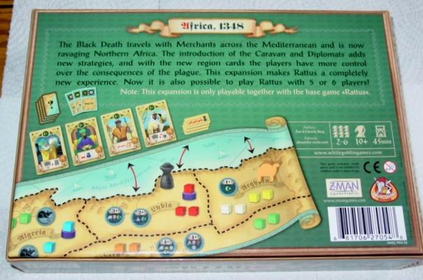 Z-Man Games – Rattus – Africanus Expansion – Black Death Board Game (EX)