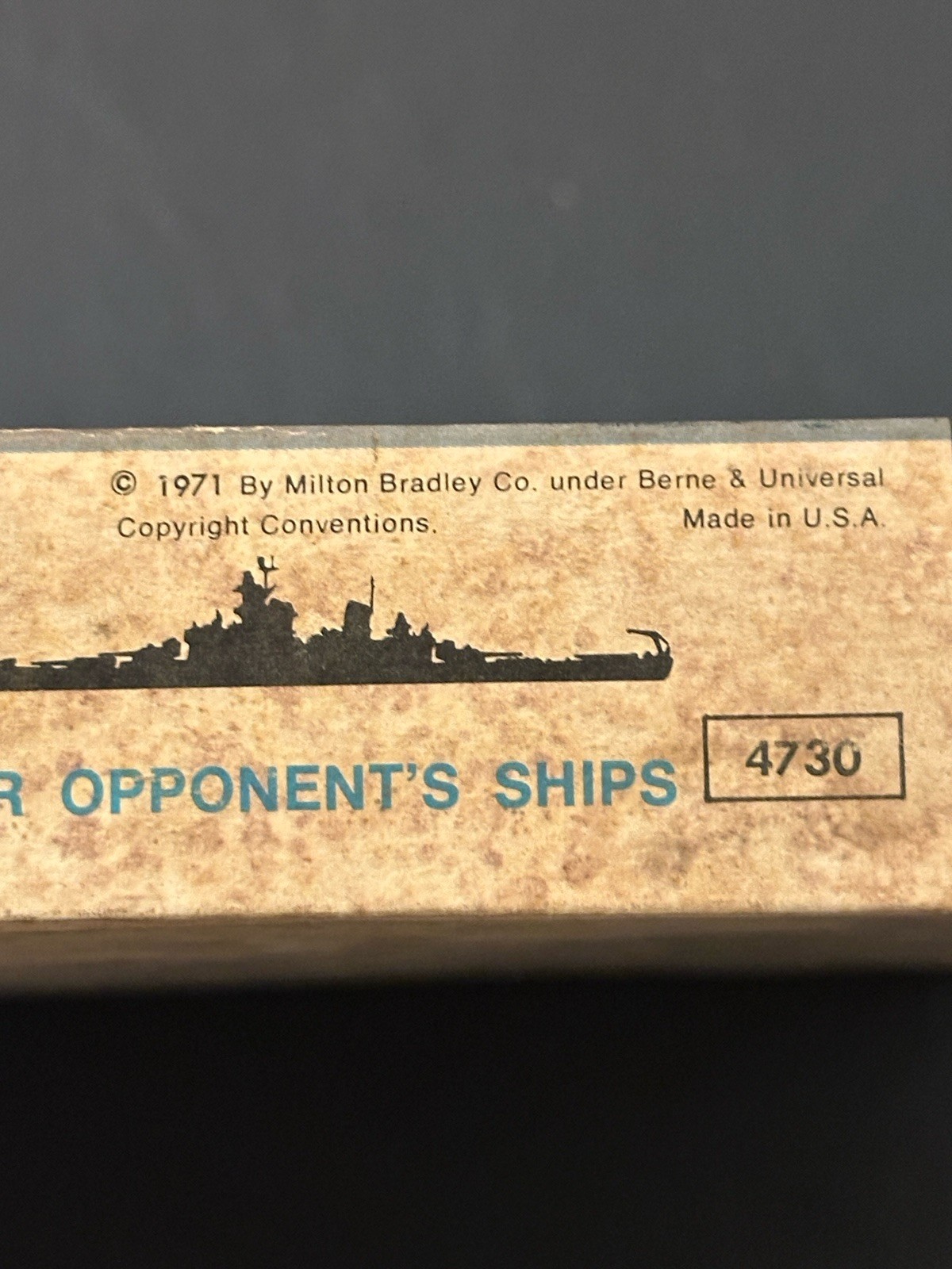 Vintage 1971 BATTLESHIP Board Game Factory SEALED PIECES RARE