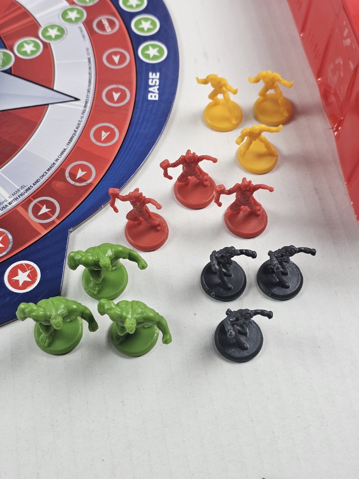 Marvel Avengers TROUBLE Board game by Hasbro Gaming COMPLETE All Pieces & Parts