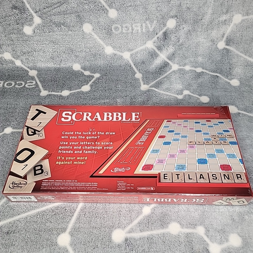Hasbro Classic Scrabble Board Game for Kids Family Multi-Player Fun New Sealed