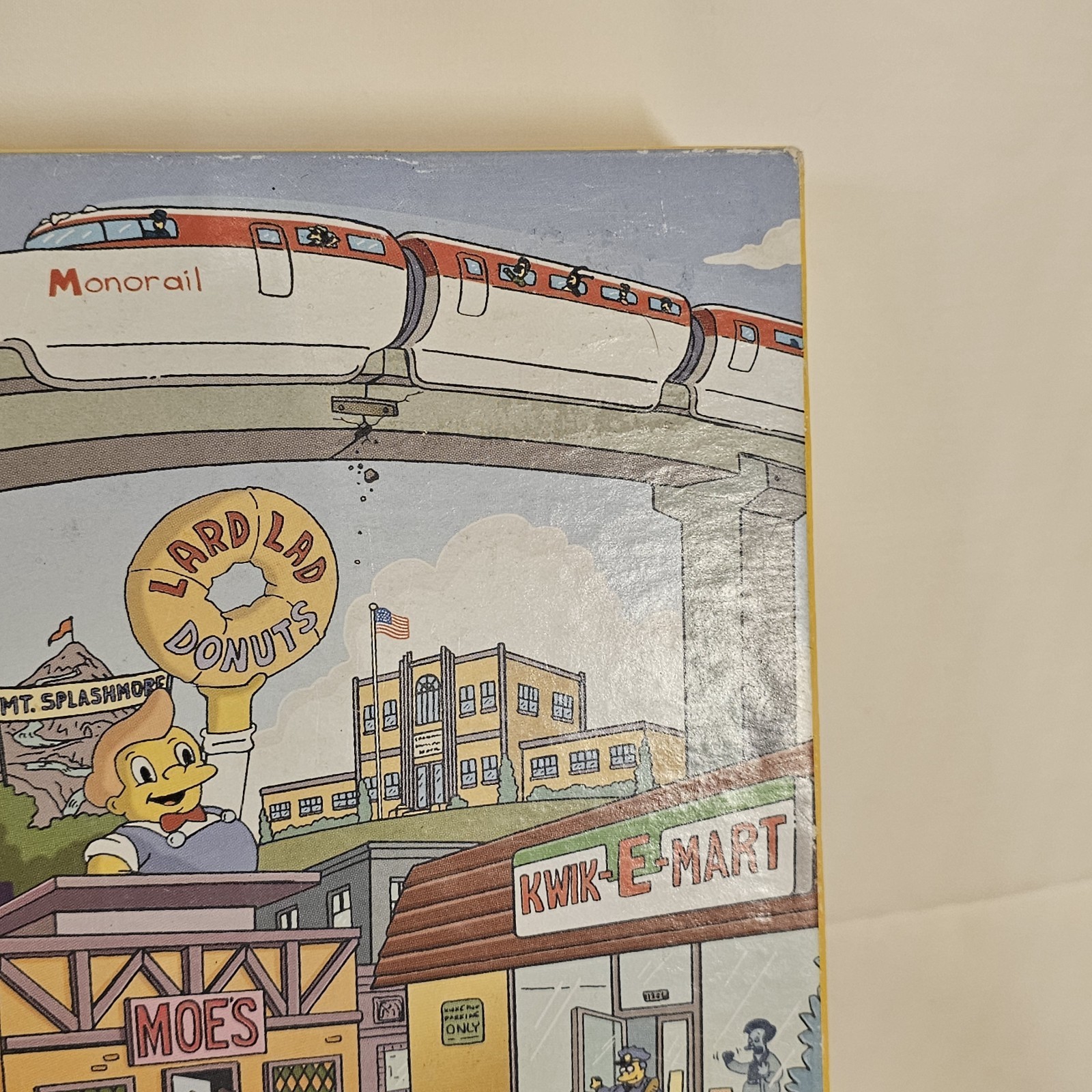 Simpsons Monopoly Board Game 2001 USAopoly Parker Brothers Incomplete 3 Pieces