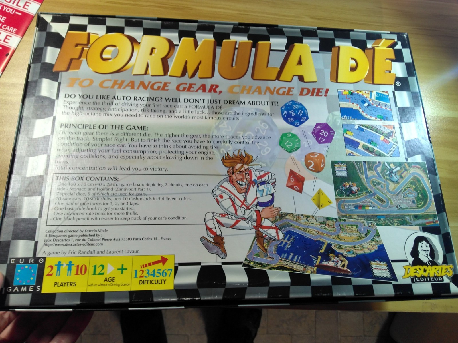 FORMULA DE – Motor Racing Board Game [complete]