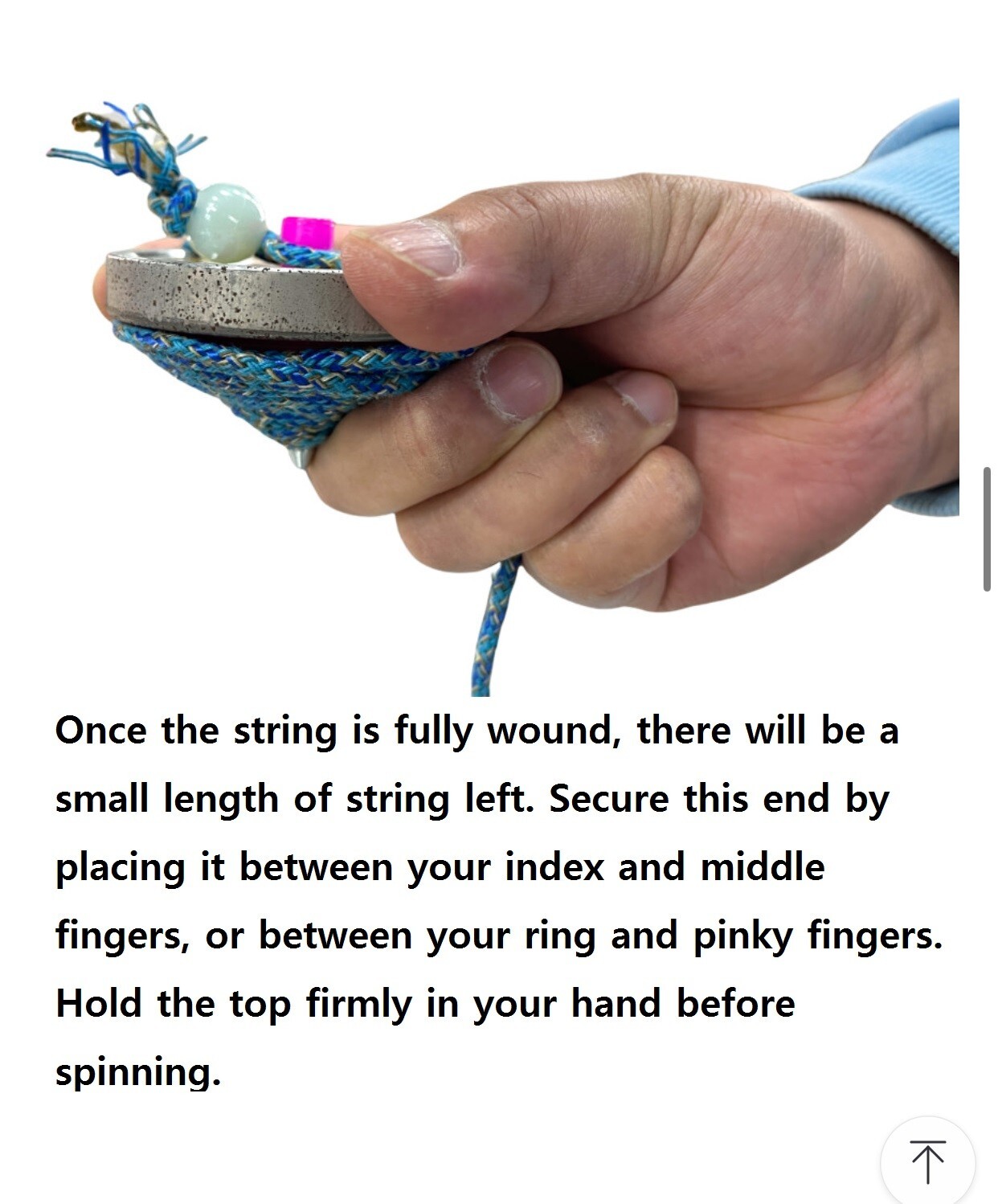 Traditional Korean Game String Spinning Top (Pang-i)Squid Game2 (Random Color)