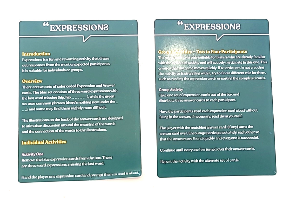 Keeping Busy Expressions Memory Games for Seniors Elderly Games for Dementia …