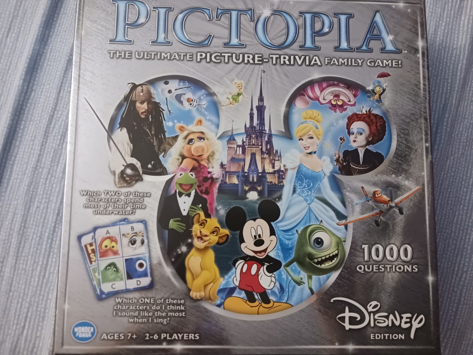 Pictopia Disney Edition Ultimate Picture Board Game 100% Complete 2019