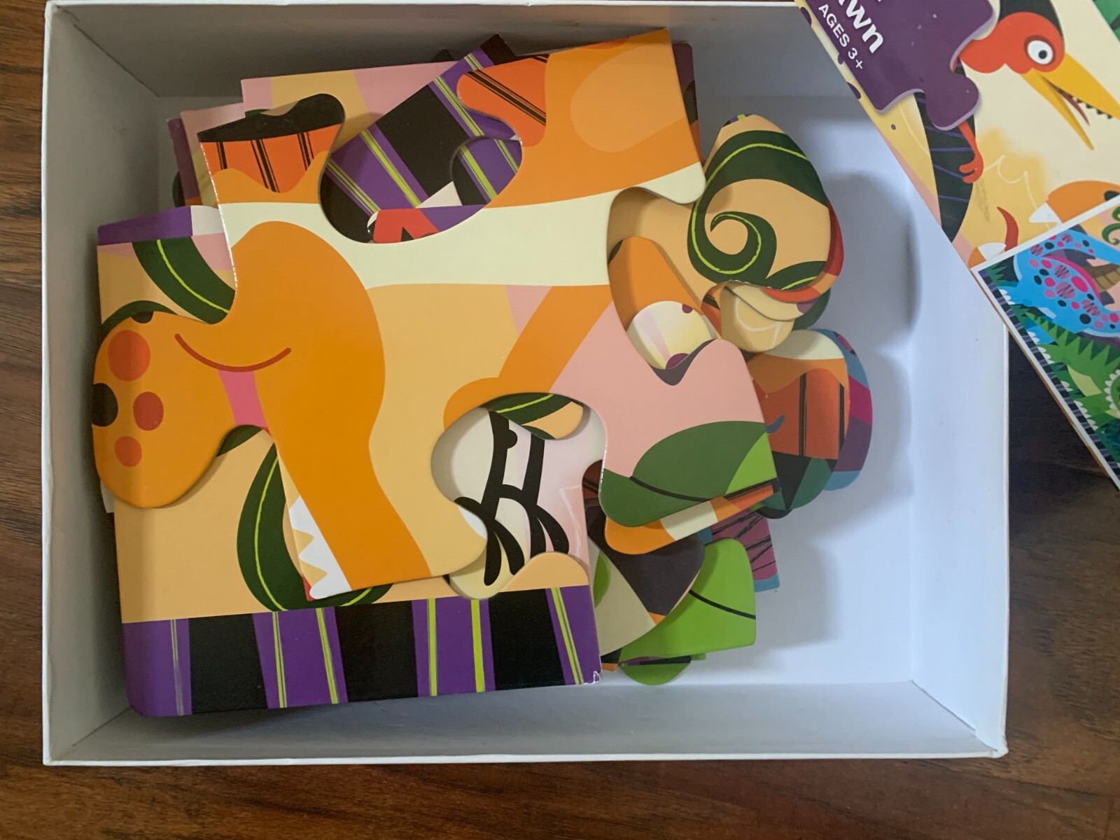 Dinosaur Game Lot: Dinosaur Bingo+24Pc Puzzle+3 Books+Dino Valentines Mailbox