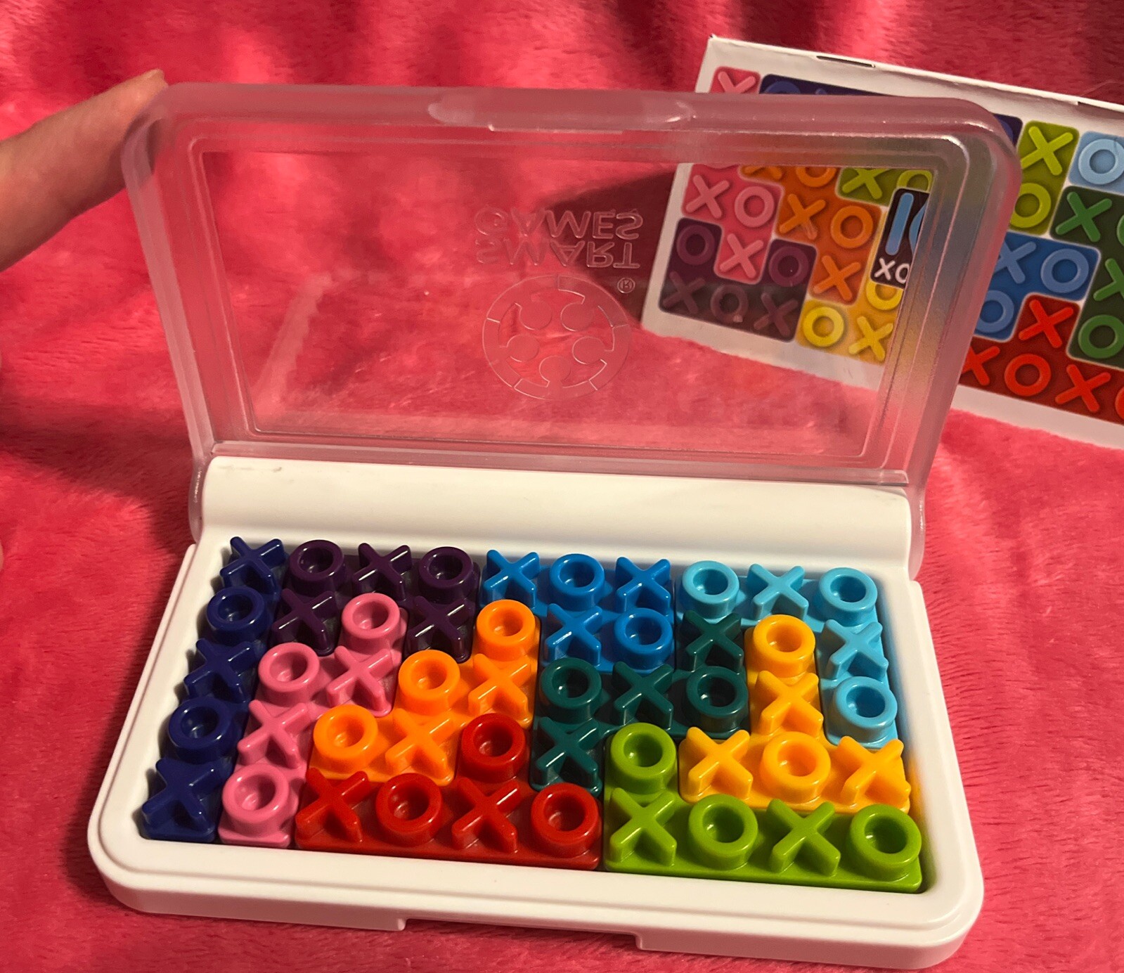 SmartGames IQ XOXO Travel Game with 120 Challenges