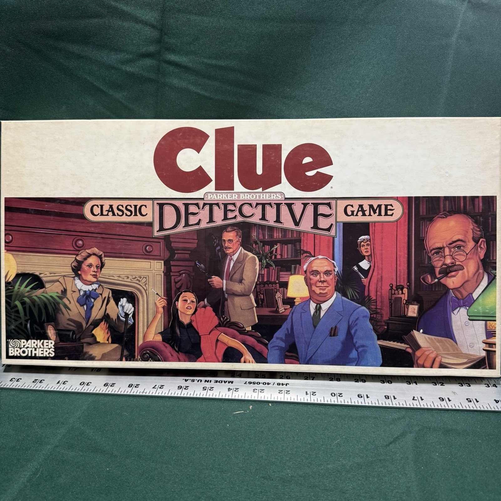 Vintage Clue COMPLETE Parker Brothers 1986 Classic Detective Game Ships Free