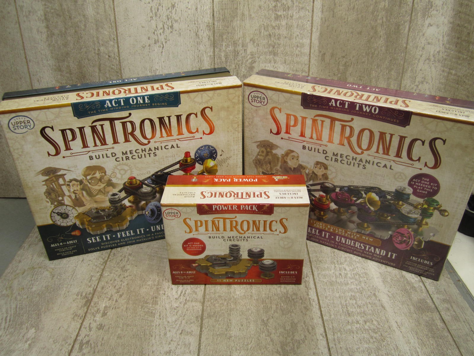 Upper Story Spintronics Act 1, Act 2 and Power Pack