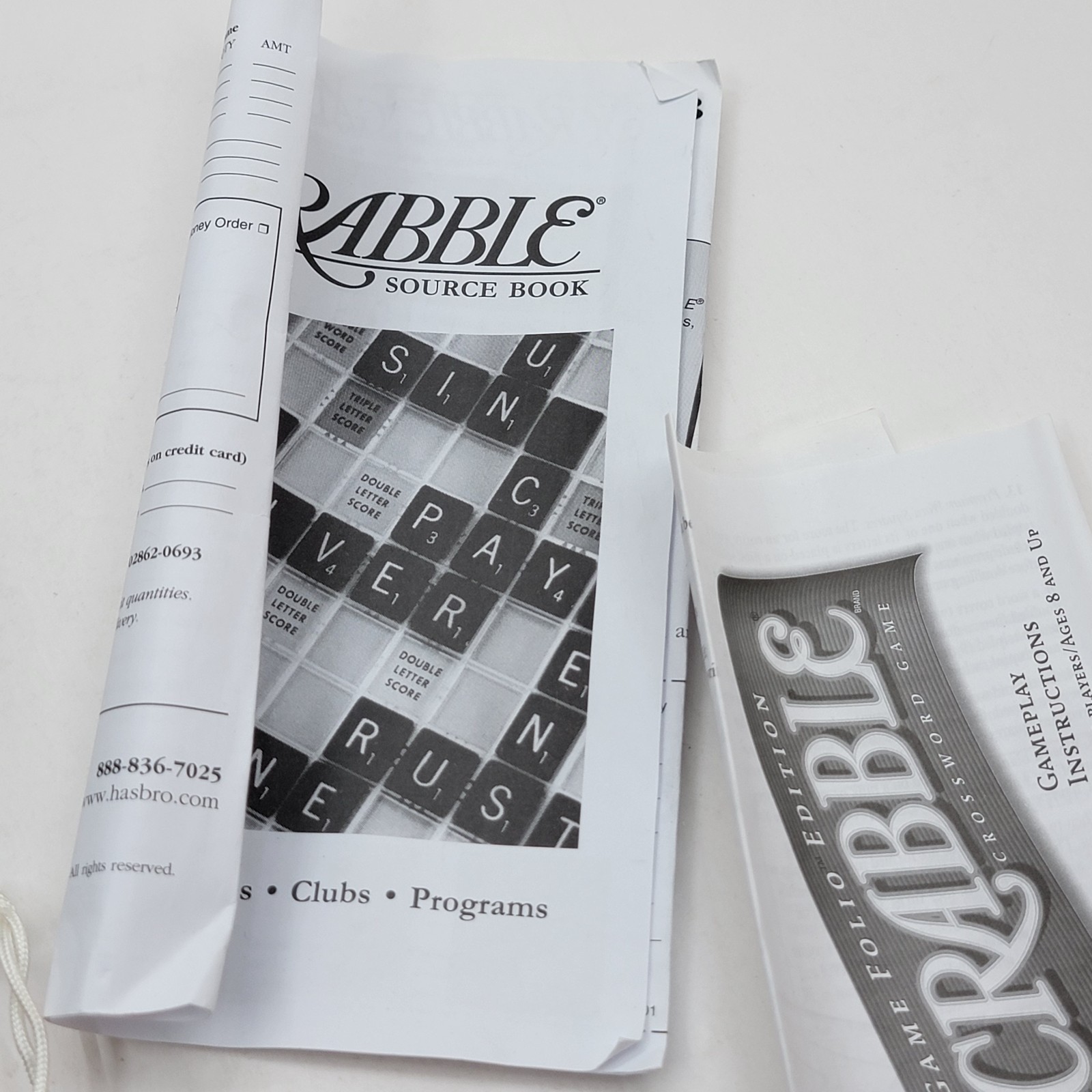 Scrabble Travel folio edition deluxe zippered carrying case