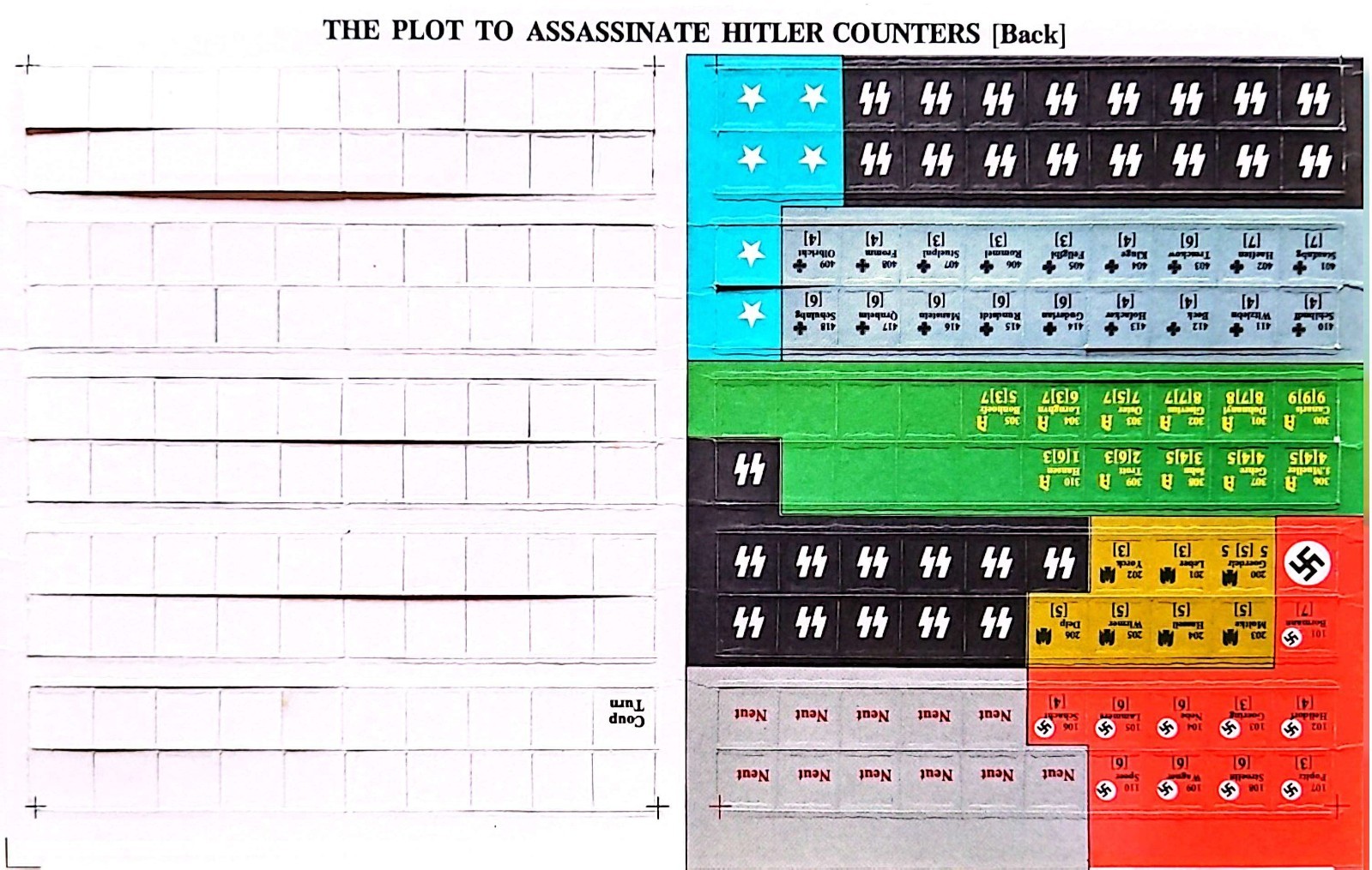 Strategy & Tactics #59 THE PLOT TO ASSASSINATE HITLER 1938-44 SPI 1976 UNPUNCHED