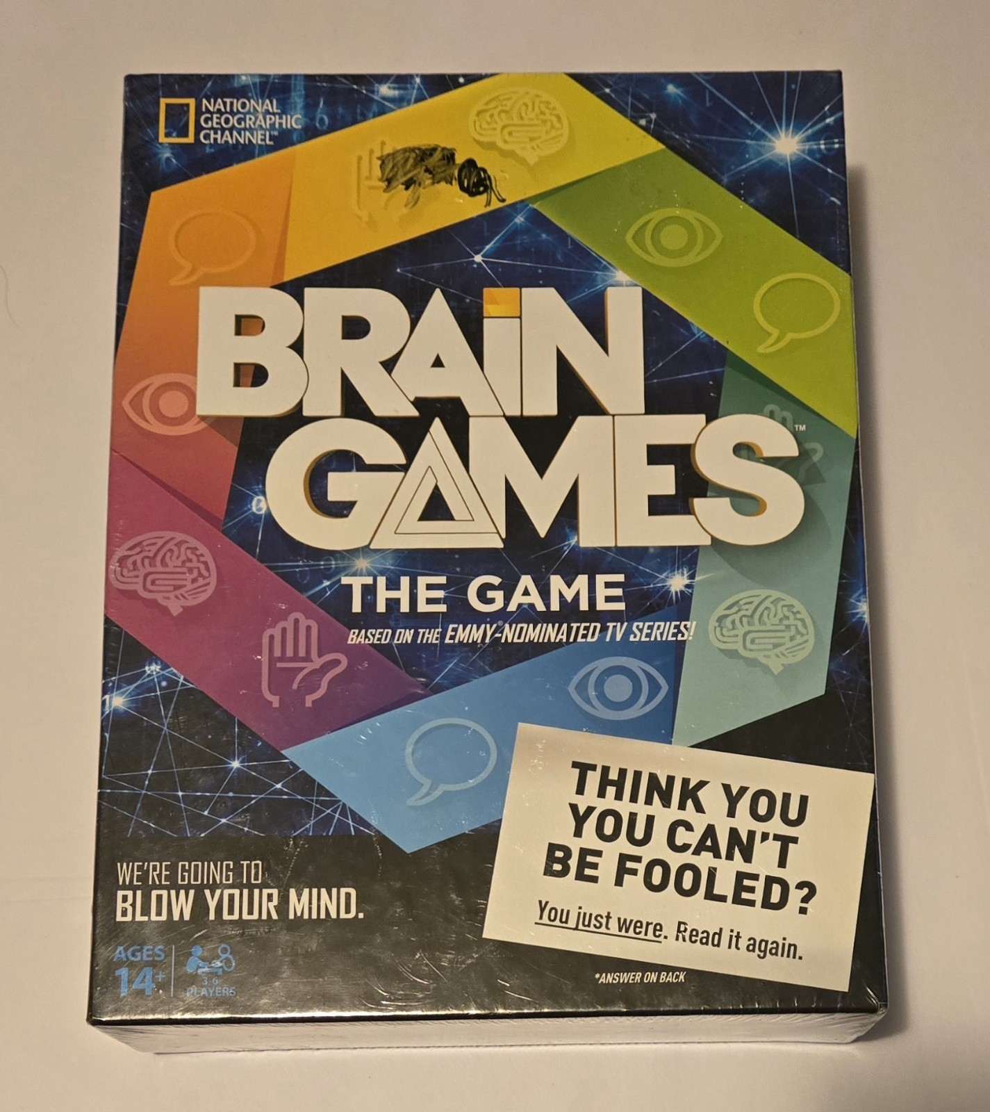 New Sealed National Geographic Channel Brain Games The Game, Blow Your Mind!