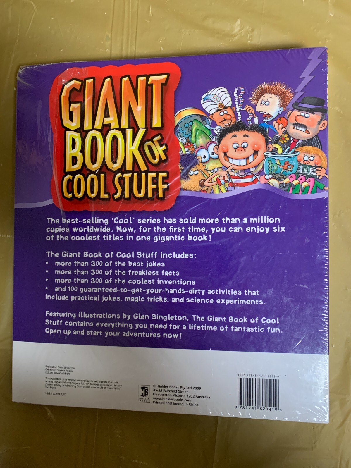 Brain Games ORC-LYMPICS GAME and Giant Book of Cool Stuff -both sealed