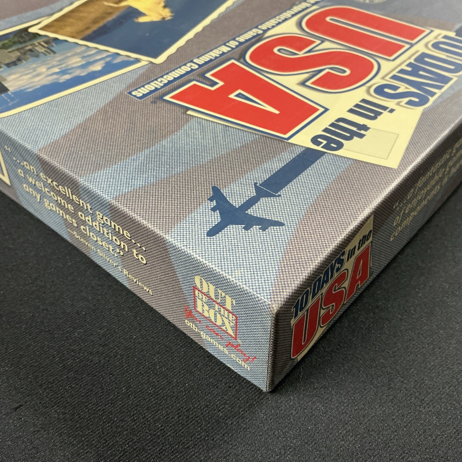 10 DAYS IN THE USA Board Game Out of the Box NEW Open 100% 2004 Alan Moon TEN