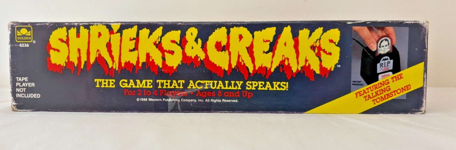 Vintage Shrieks & Creaks Board Game | Golden | 1988 | 100% Complete | Used