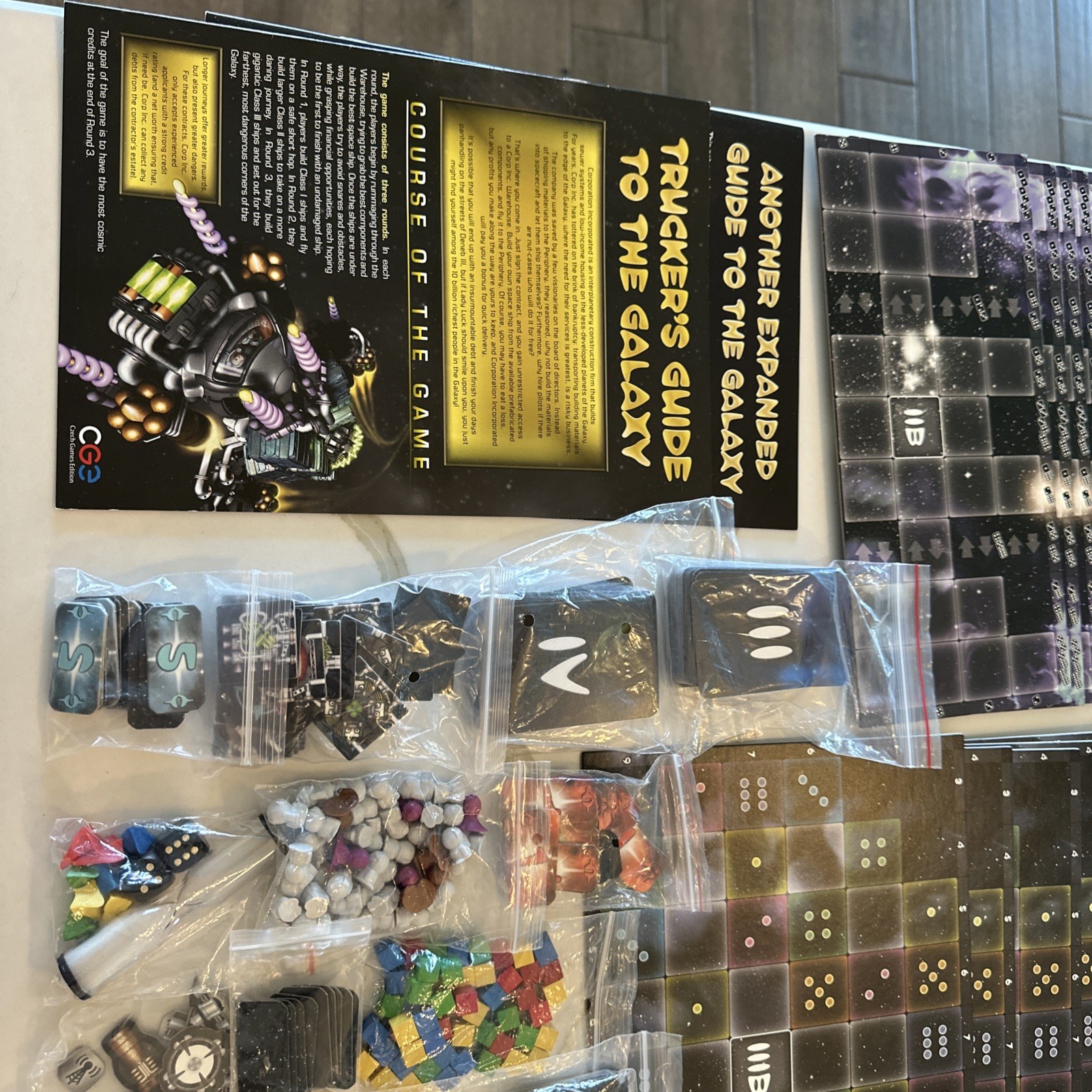Galaxy Trucker Board Game CGE Czech Games Edition – 2008 + Expansions (see pics)