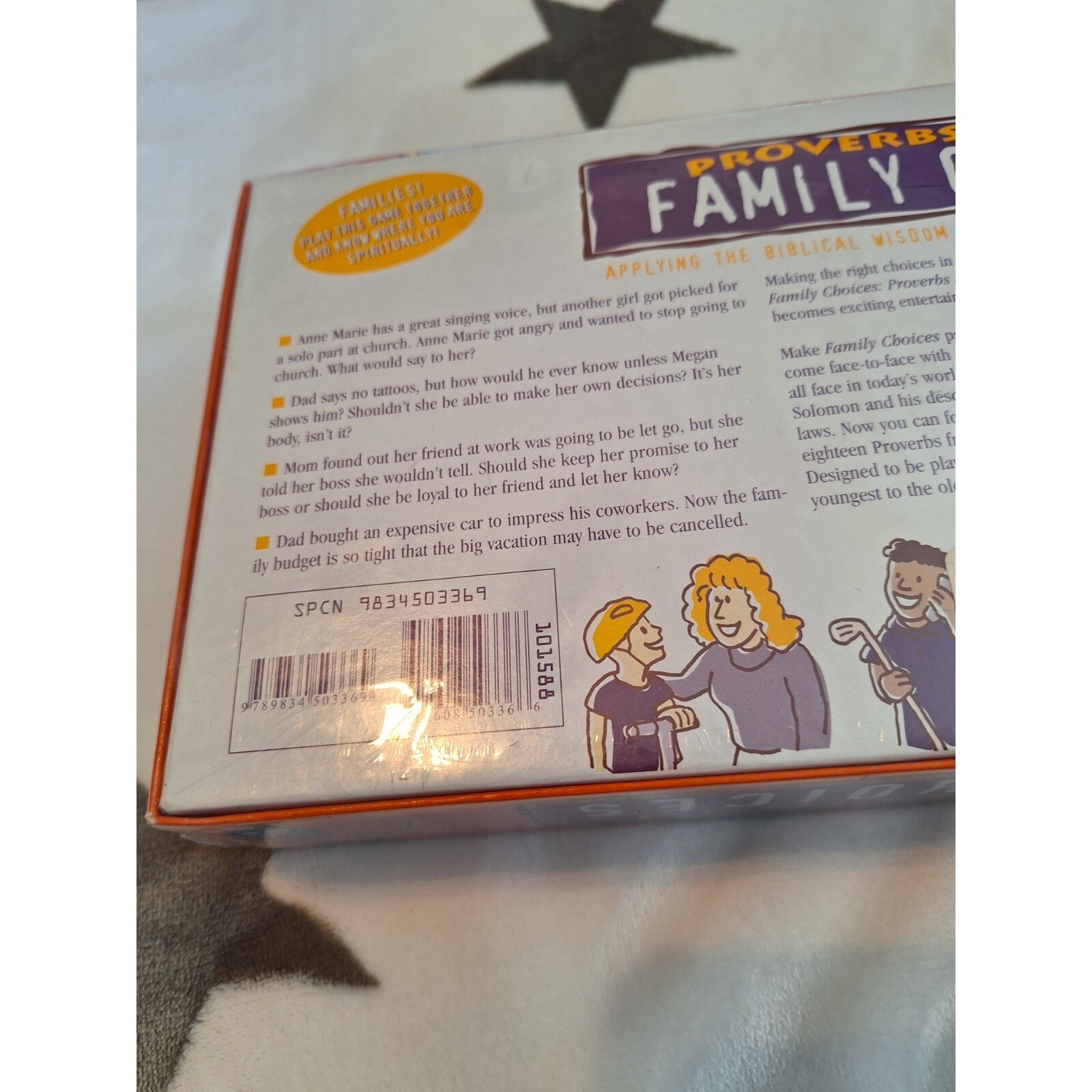 FAMILY CHOICES Proverb Edition BOARD GAME Discontinued 2002 Learning Xian Morals