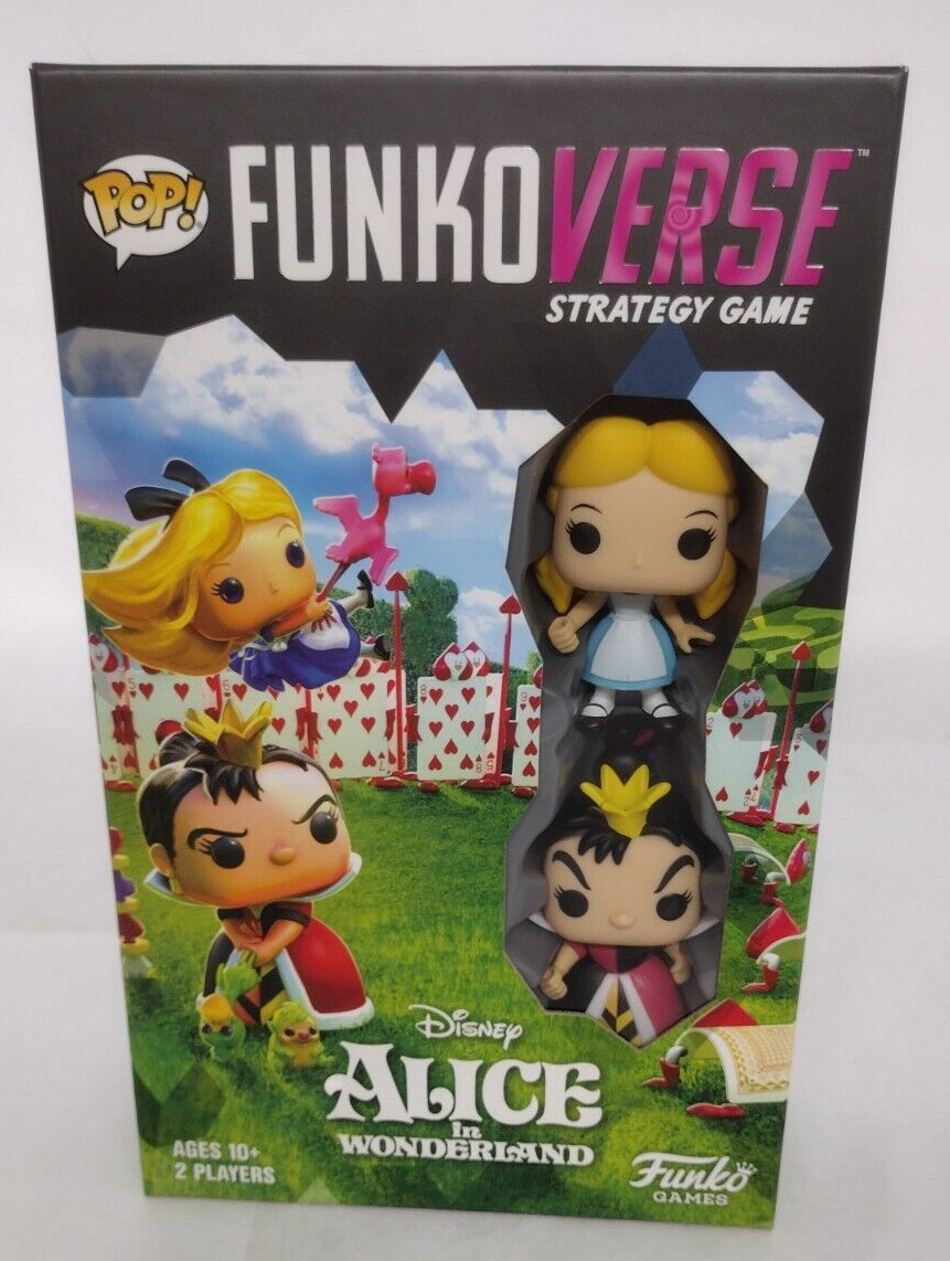 Funkoverse: Disney Alice in Wonderland Strategy Game 100 2-Pack Funko Pop!