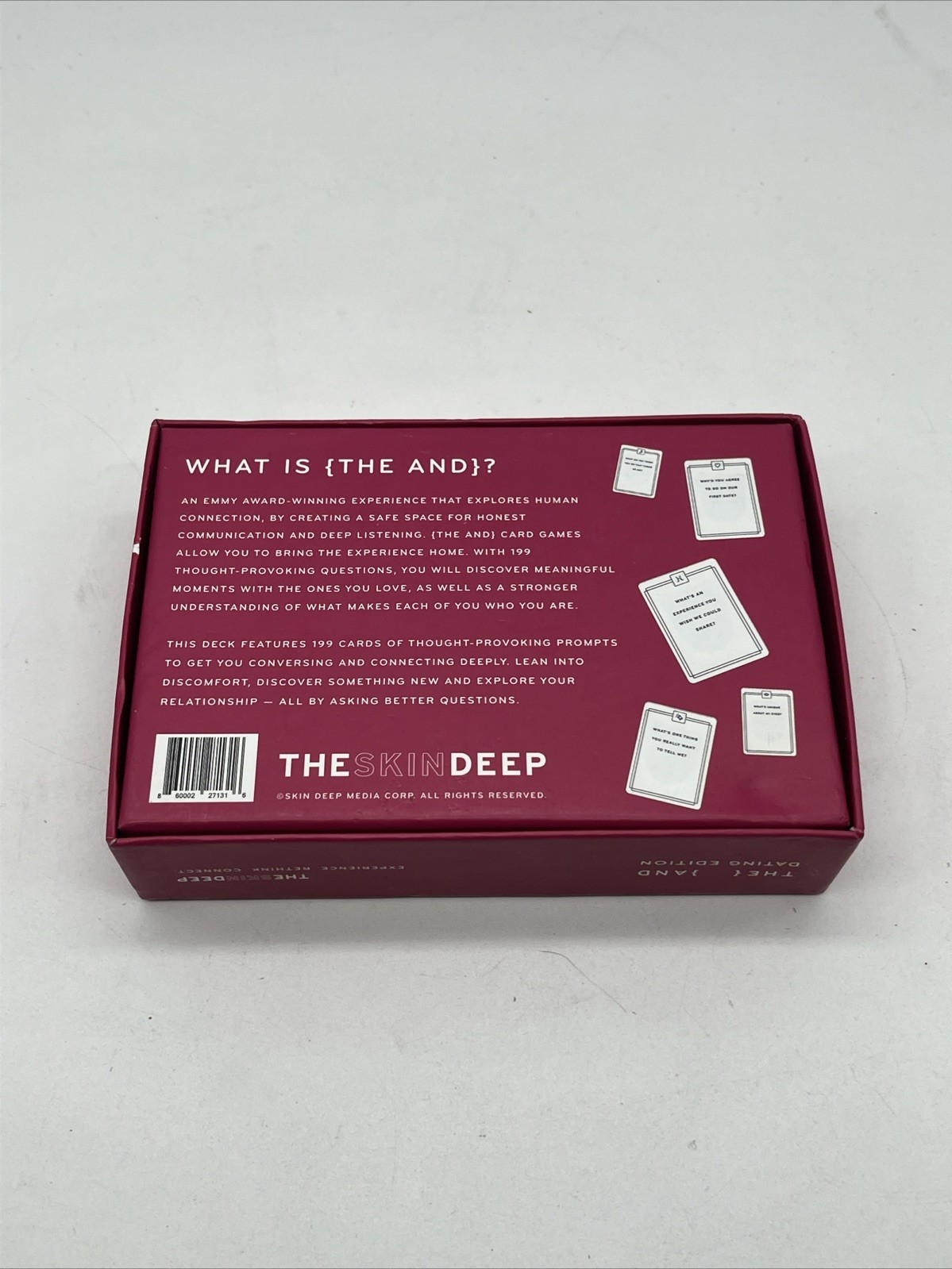 {The AND} The Dating Edition – 199 Meaningful Conversation Cards – NEW