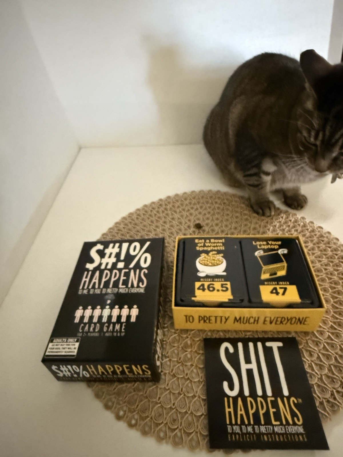 Sh!t Happens Card Game, 50 Shades of Sh!t Edition, 2+ Players Ages 18+