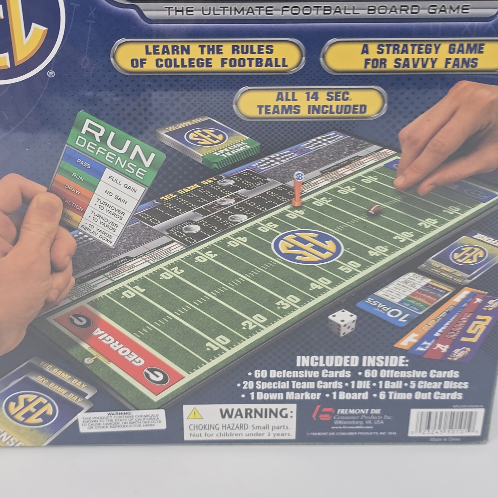 SEC GAME DAY FOOTBALL – Football Board Game Family Game Night Complete SEALED