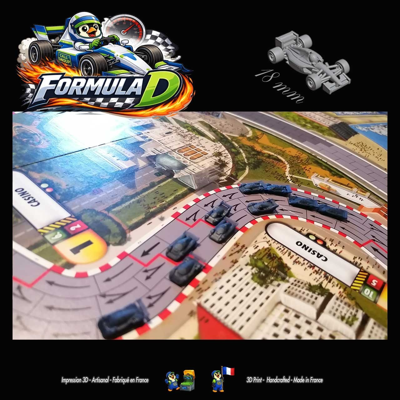 10 Hypercar Miniatures – Formula D / Formula Dé (Leman 18mm unpainted) »