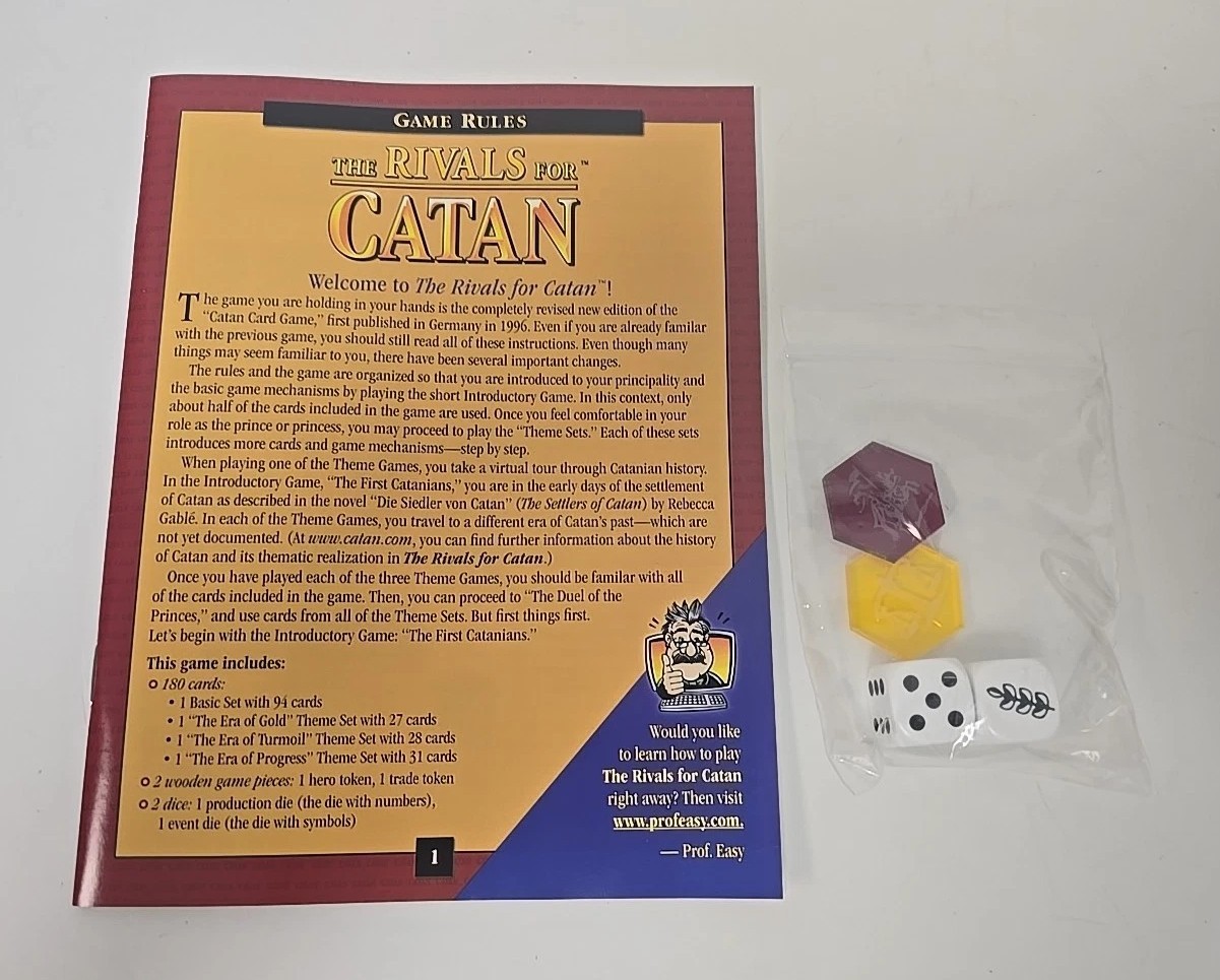 The Settlers Of Catan 3061, The Rivals For Catan 3131 &Catan Dice Game 3108 READ