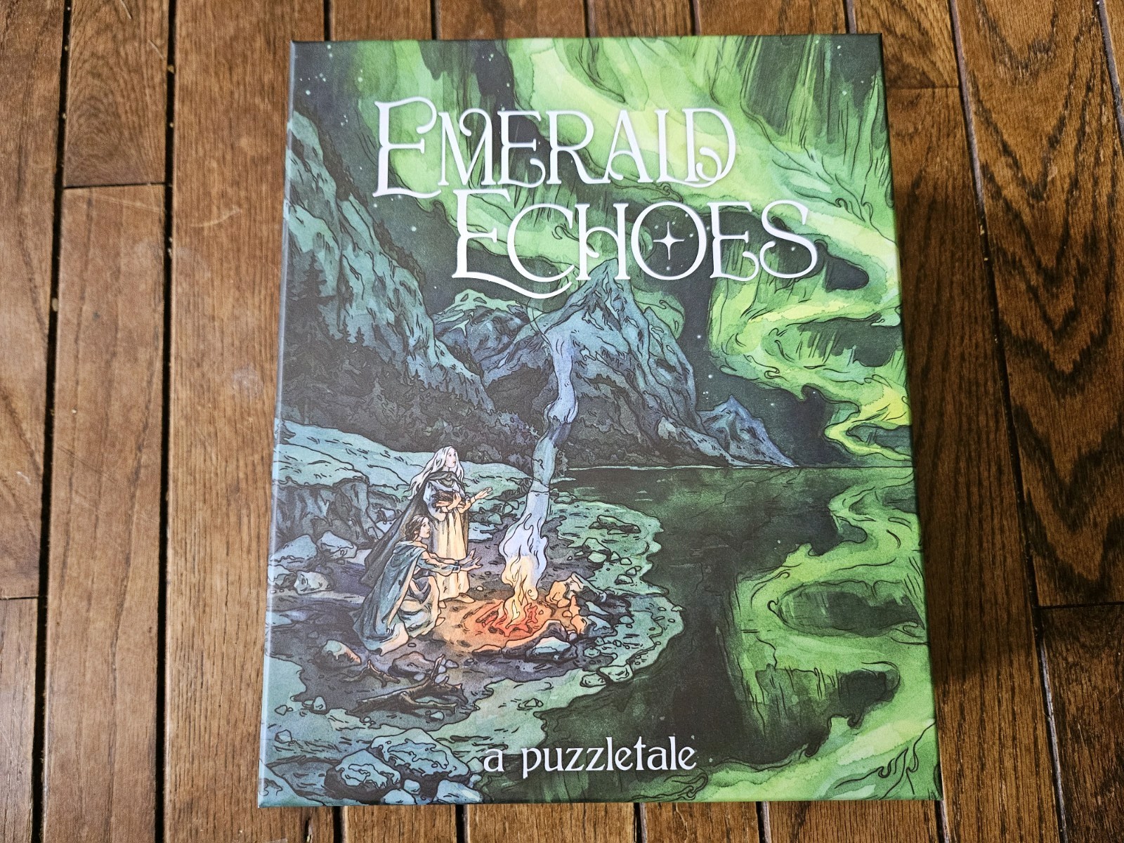 Lot. PostCurious Puzzle Tale Games. Emerald Flame + Emerald Echoes. Kickstarter.