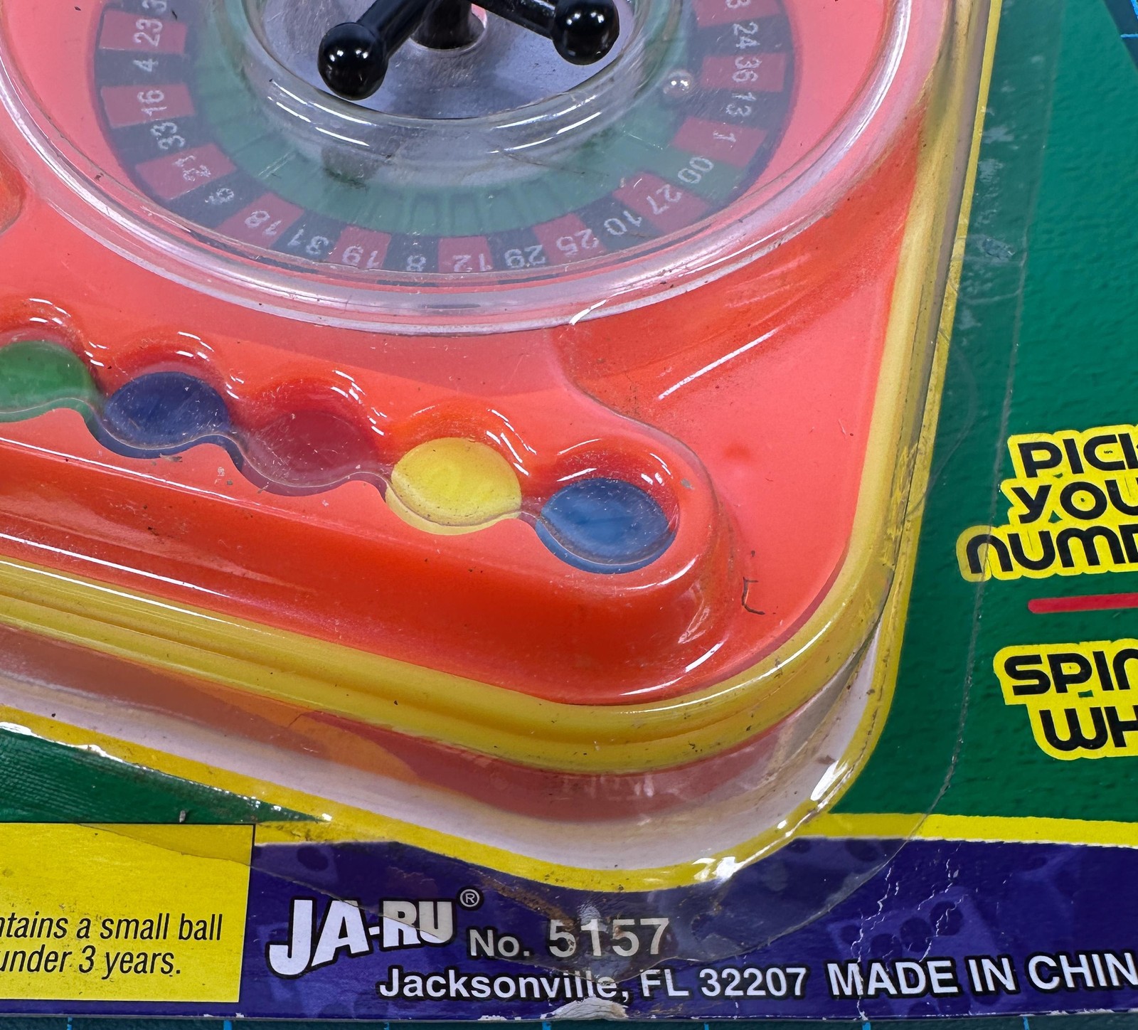 JA-RU Great Games Roulette Game Toy New Sealed Card 96 Tokens Age 4+ Travel