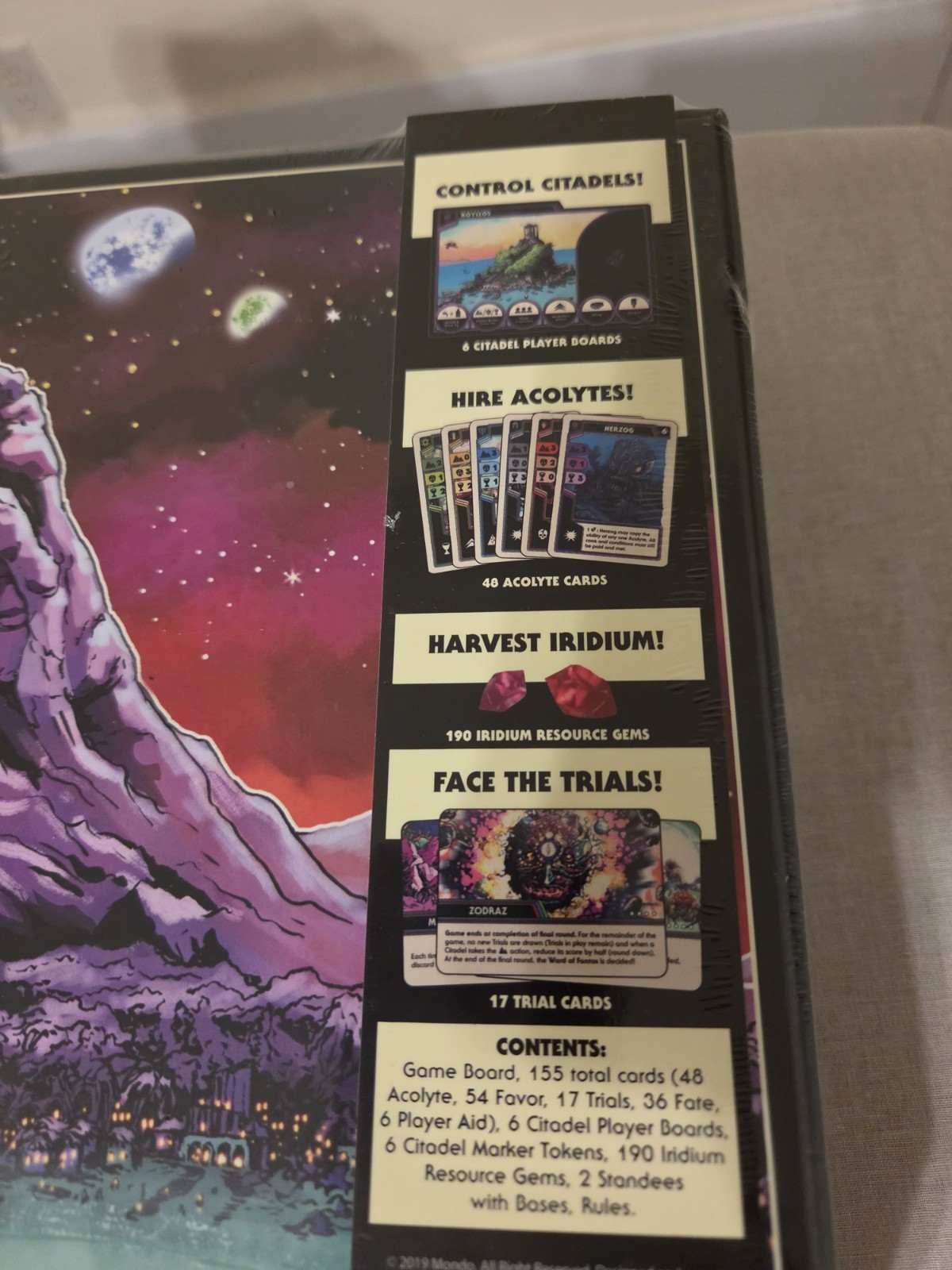 NEW Fate of Fantos The Irridium Wars Board Game Mondo Games New